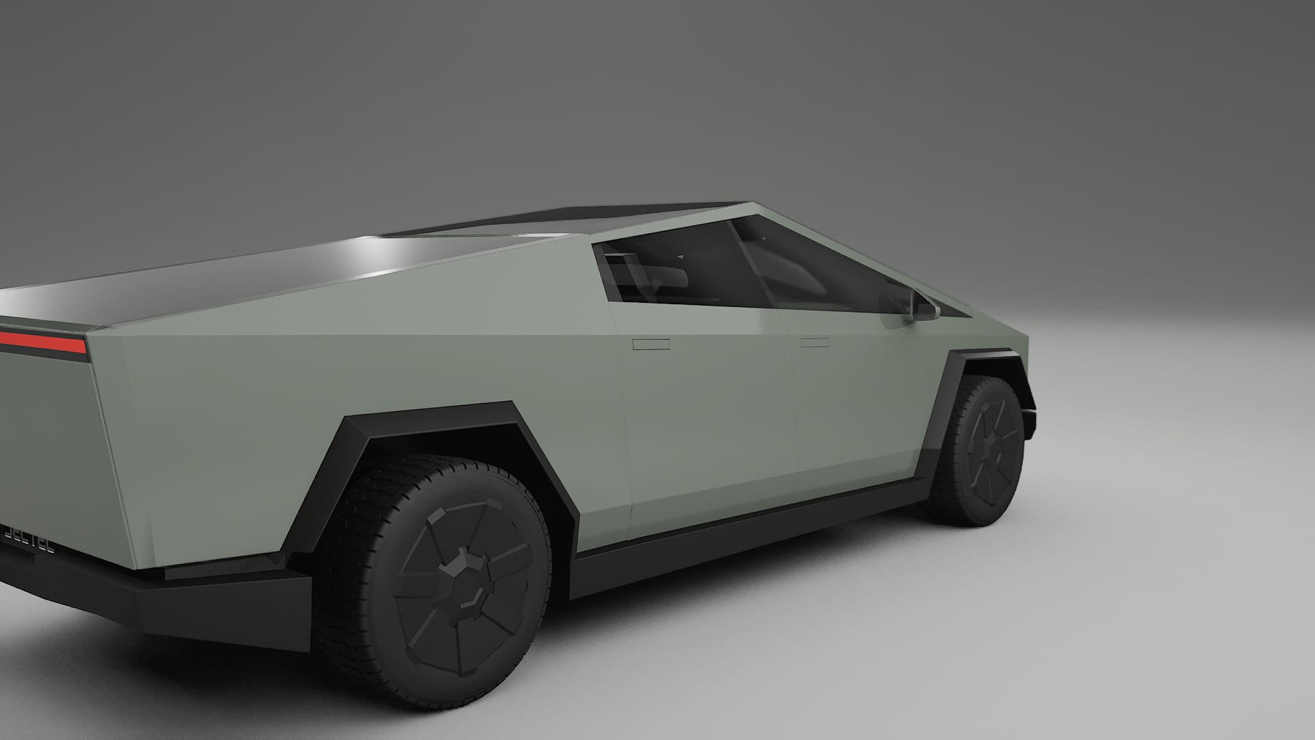 Tesla Cybertruck TPU Lackskyddsfilm | SLATE Färgskiftande PPF – Komplett Förskuret Kit