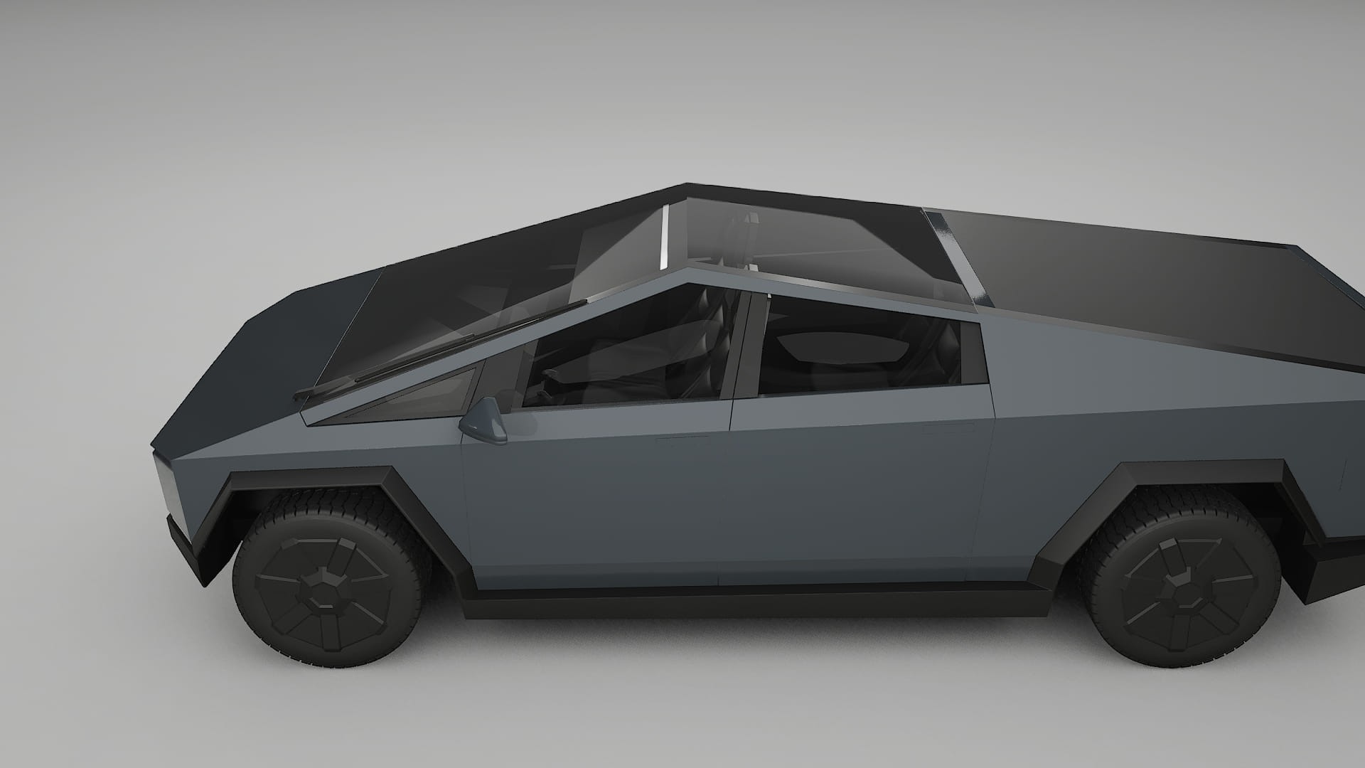 Tesla Cybertruck TPU Lackskyddsfilm | GRANITE Färgskiftande PPF – Komplett Förskuret Kit