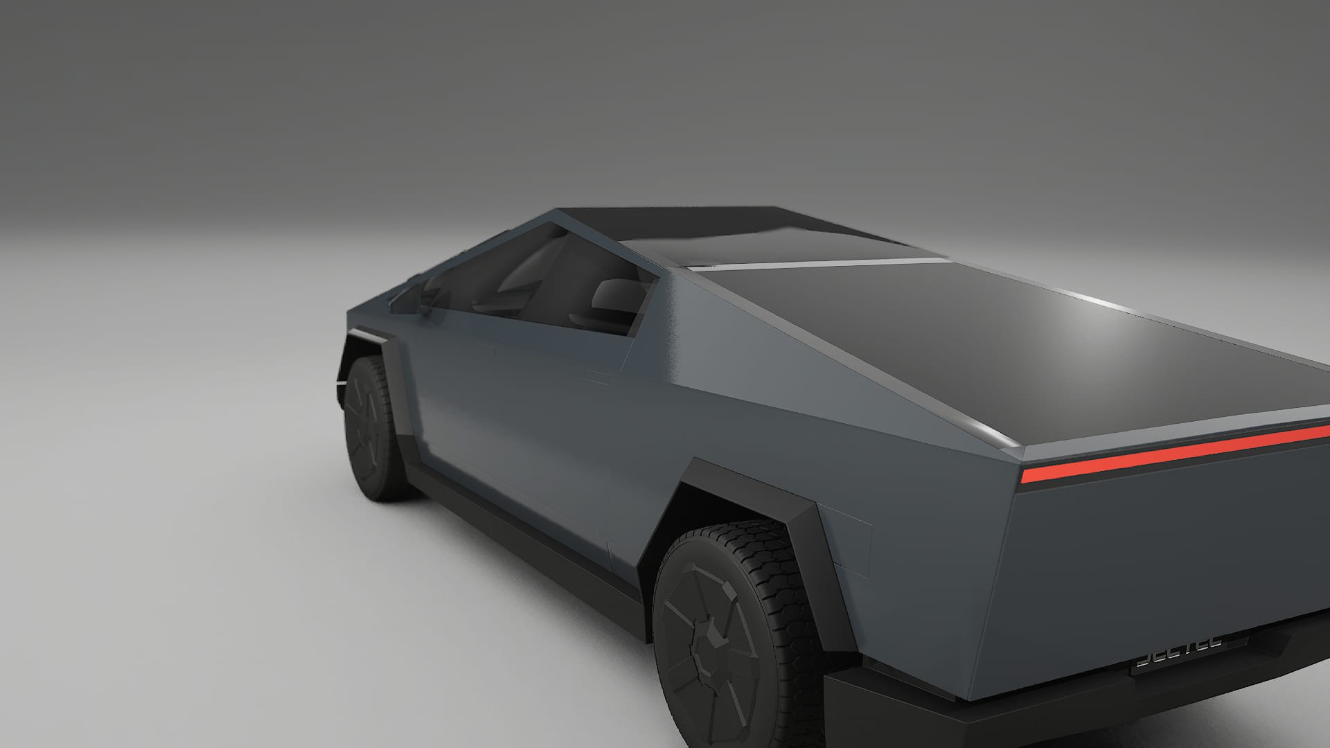 Tesla Cybertruck TPU Lackskyddsfilm | GRANITE Färgskiftande PPF – Komplett Förskuret Kit