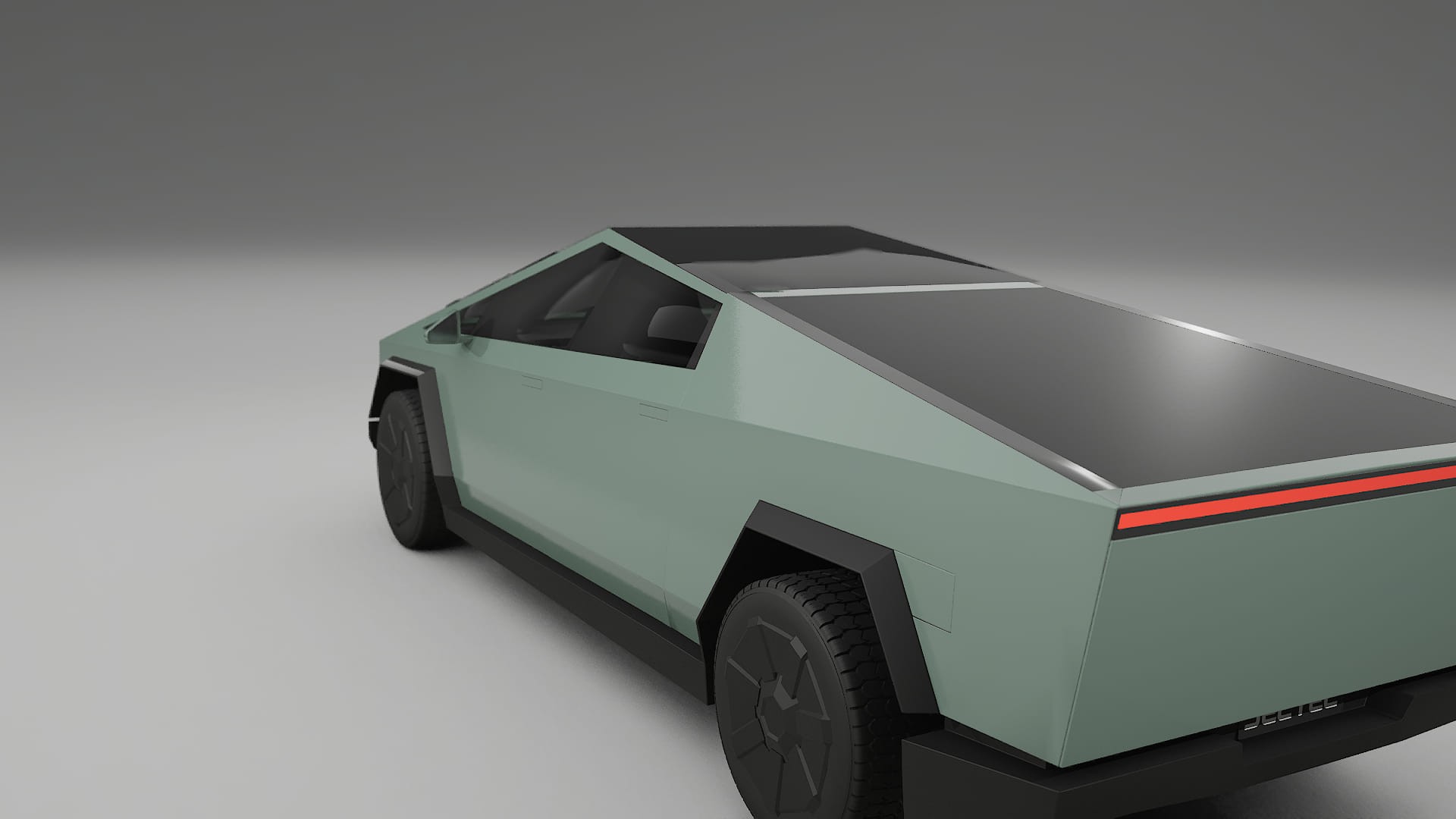 Tesla Cybertruck TPU Lackskyddsfilm | CINDER Färgskiftande PPF – Komplett Förskuret Kit