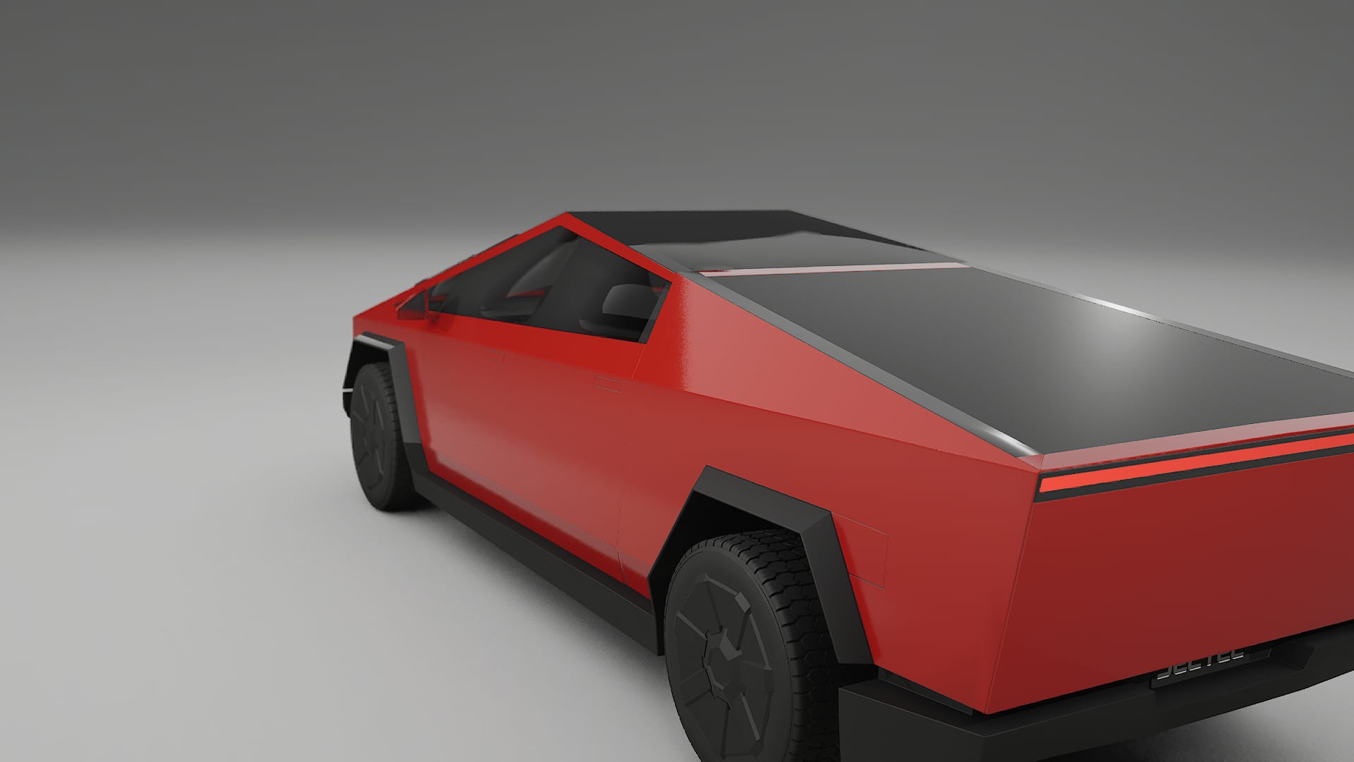 Tesla Cybertruck TPU Lackskyddsfilm | BLAZE Färgskiftande PPF – Komplett Förskuret Kit