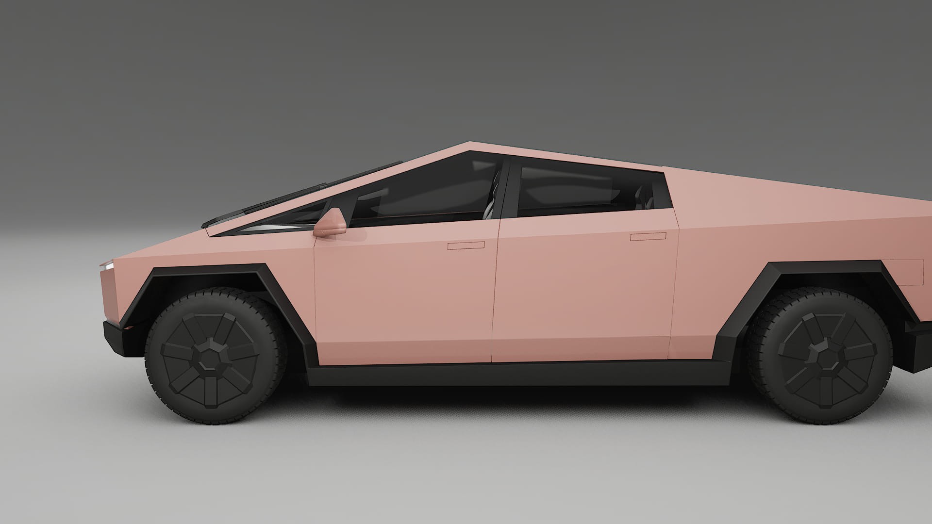 Tesla Cybertruck TPU Lackskyddsfilm | BLUSH Färgskiftande PPF – Komplett Förskuret Kit