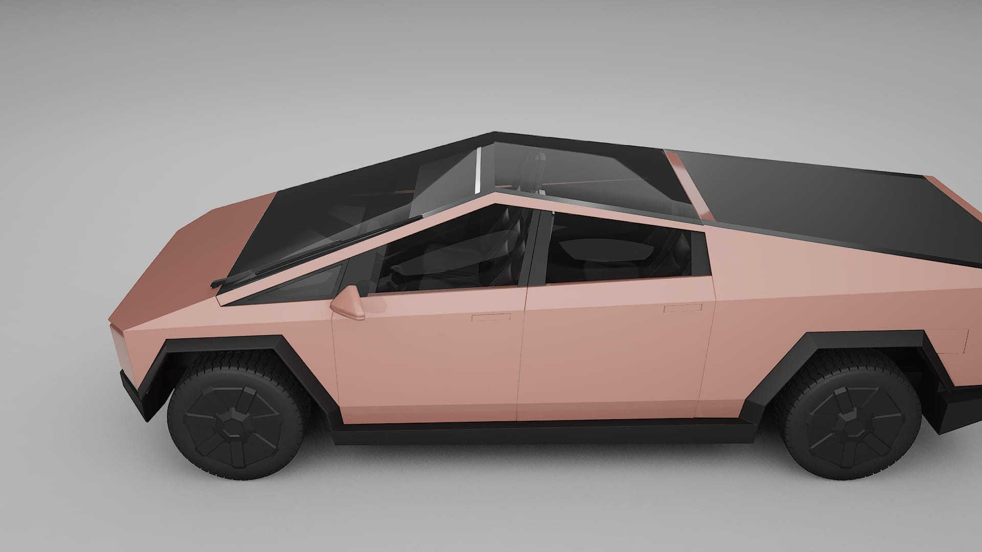 Tesla Cybertruck TPU Lackskyddsfilm | BLUSH Färgskiftande PPF – Komplett Förskuret Kit