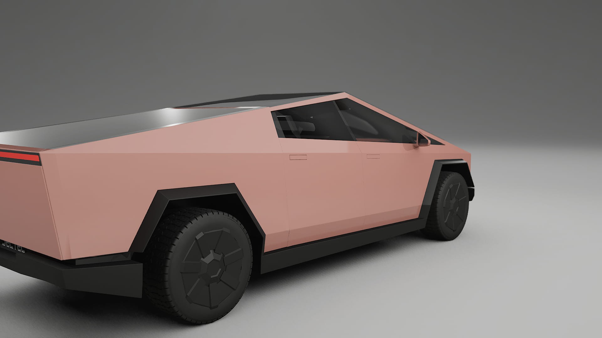 Tesla Cybertruck TPU Lackskyddsfilm | BLUSH Färgskiftande PPF – Komplett Förskuret Kit