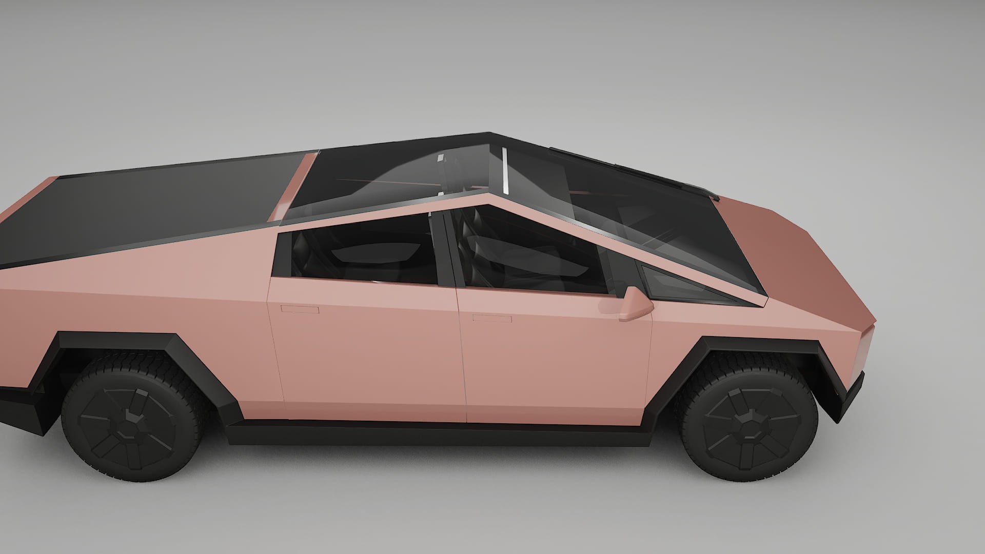 Tesla Cybertruck TPU Lackskyddsfilm | BLUSH Färgskiftande PPF – Komplett Förskuret Kit