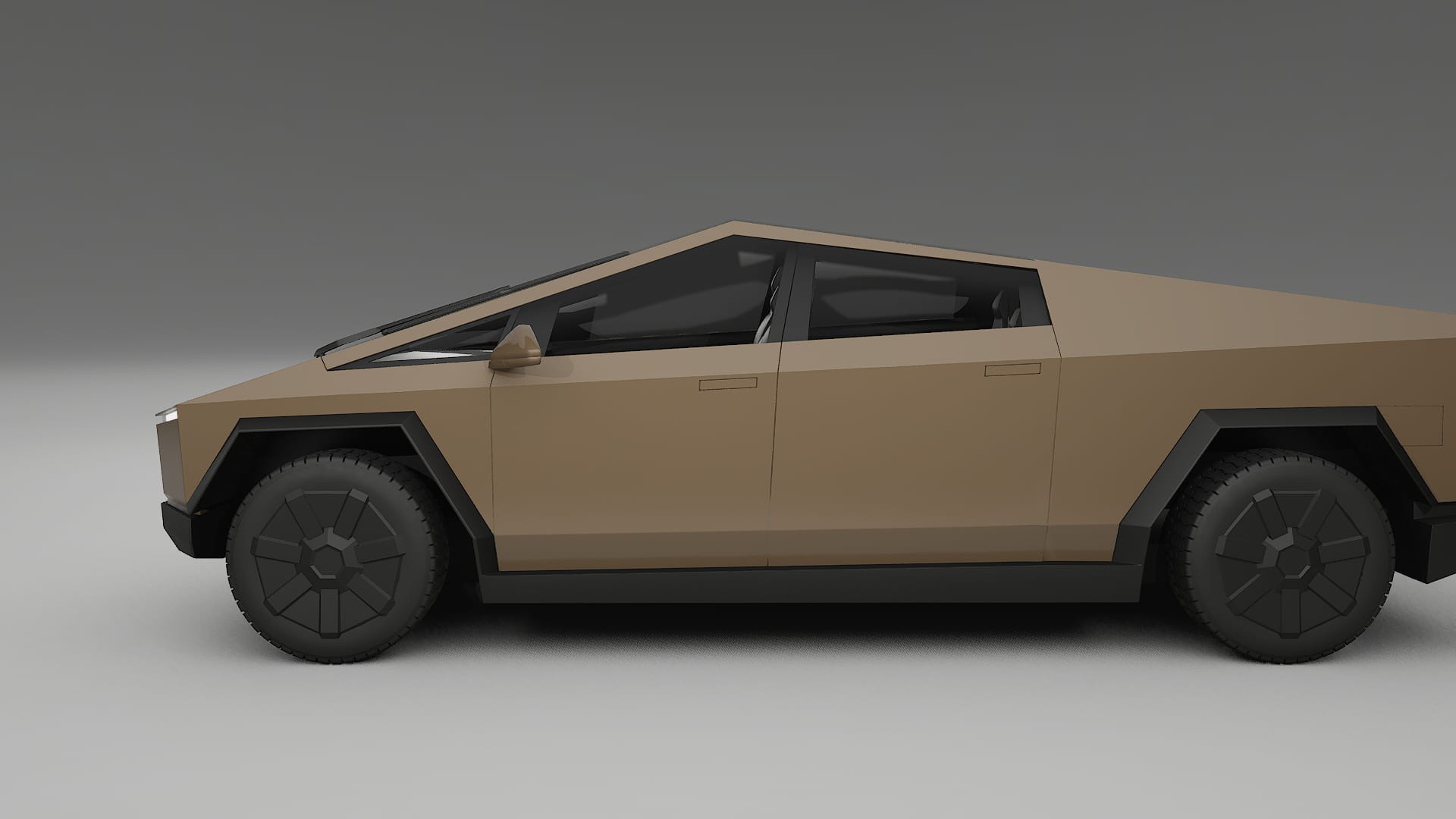 Tesla Cybertruck TPU Lackskyddsfilm | SAHARA Färgskiftande PPF – Komplett Förskuret Kit