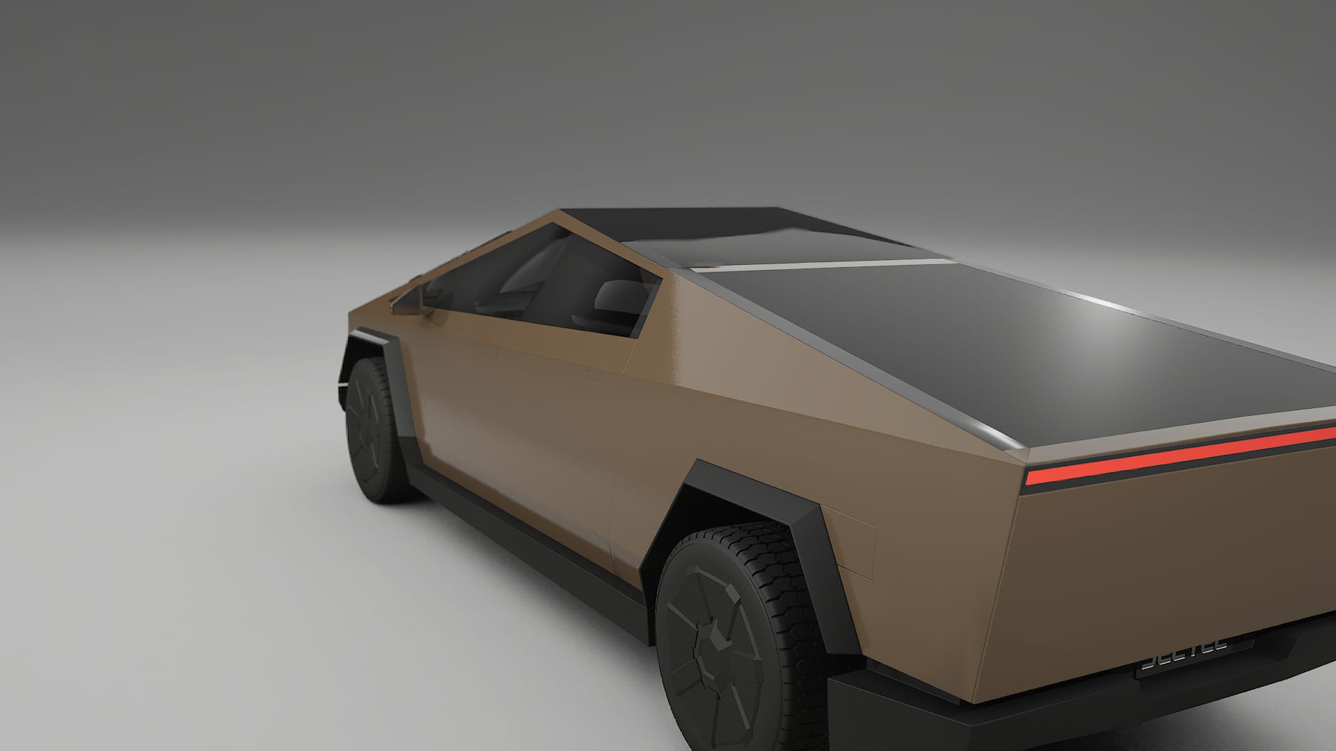 Tesla Cybertruck TPU Lackskyddsfilm | SAHARA Färgskiftande PPF – Komplett Förskuret Kit