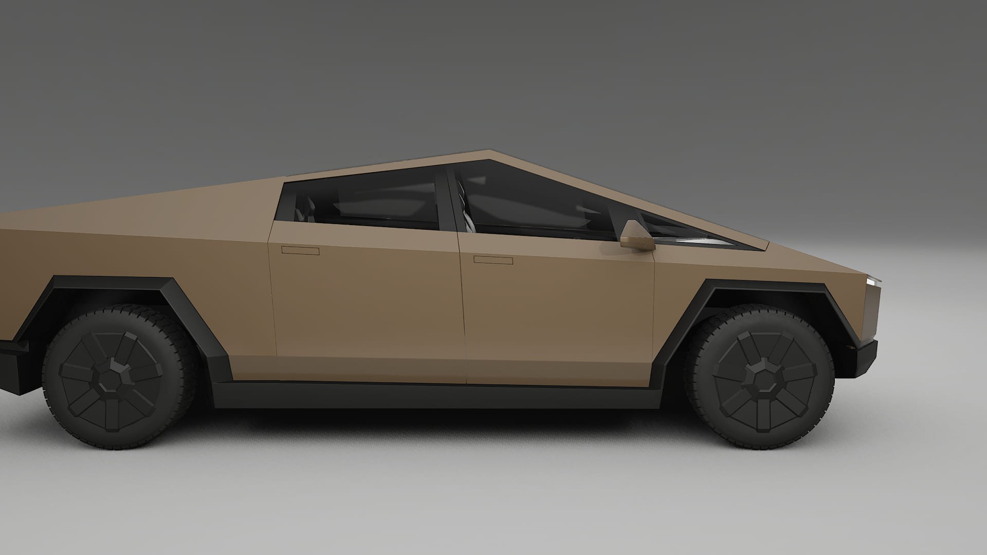 Tesla Cybertruck TPU Lackskyddsfilm | SAHARA Färgskiftande PPF – Komplett Förskuret Kit