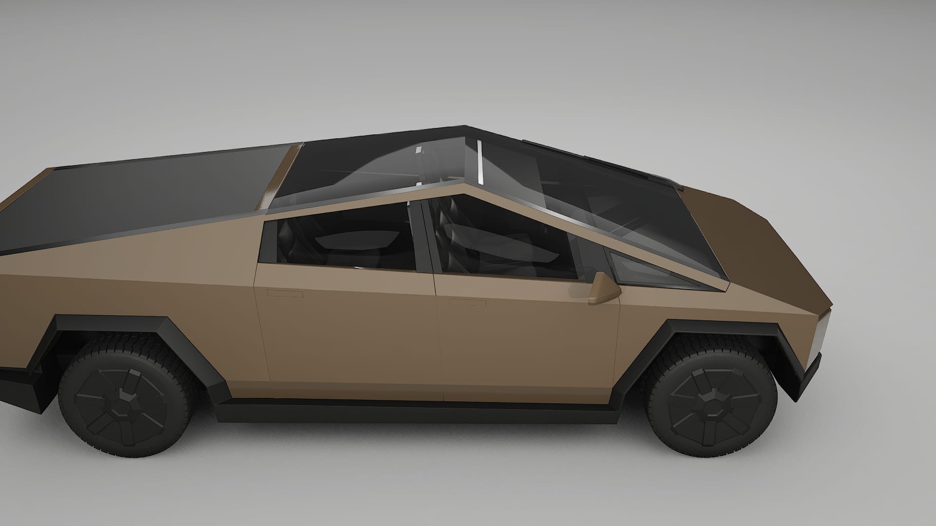 Tesla Cybertruck TPU Lackskyddsfilm | SAHARA Färgskiftande PPF – Komplett Förskuret Kit