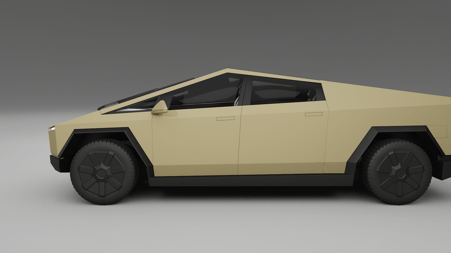 Tesla Cybertruck TPU Lackskyddsfilm | SAND Färgskiftande PPF – Komplett Förskuret Kit