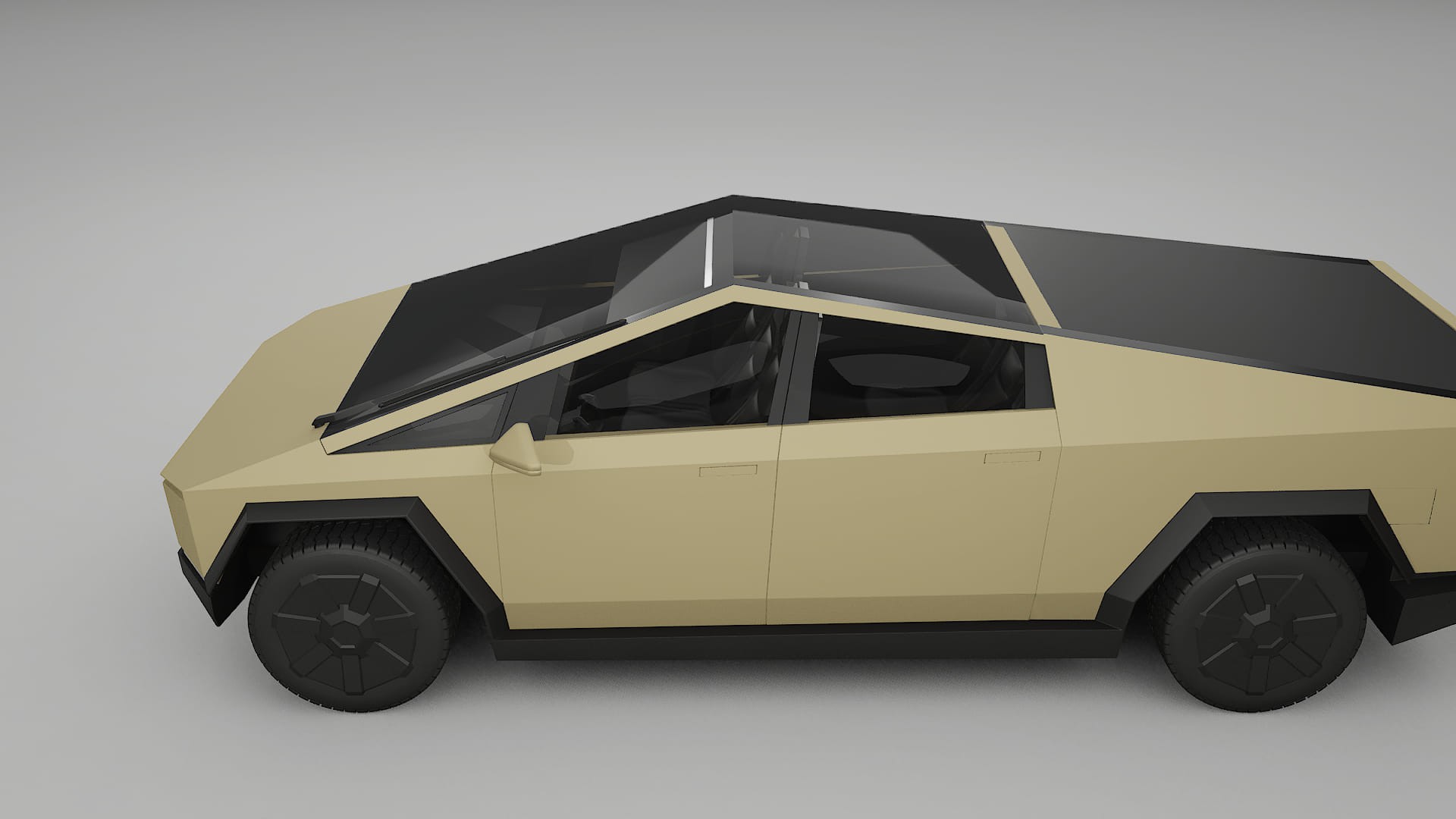 Tesla Cybertruck TPU Lackskyddsfilm | SAND Färgskiftande PPF – Komplett Förskuret Kit