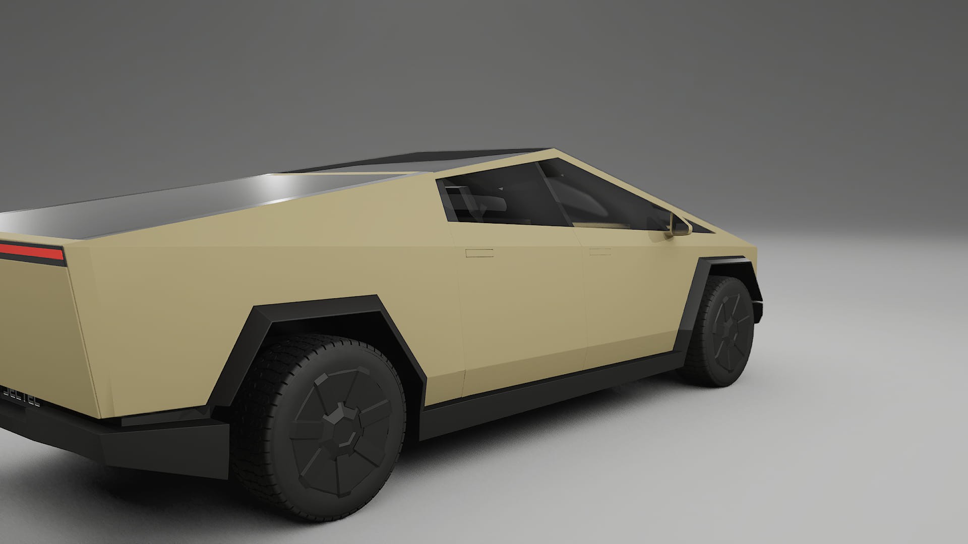 Tesla Cybertruck TPU Lackskyddsfilm | SAND Färgskiftande PPF – Komplett Förskuret Kit