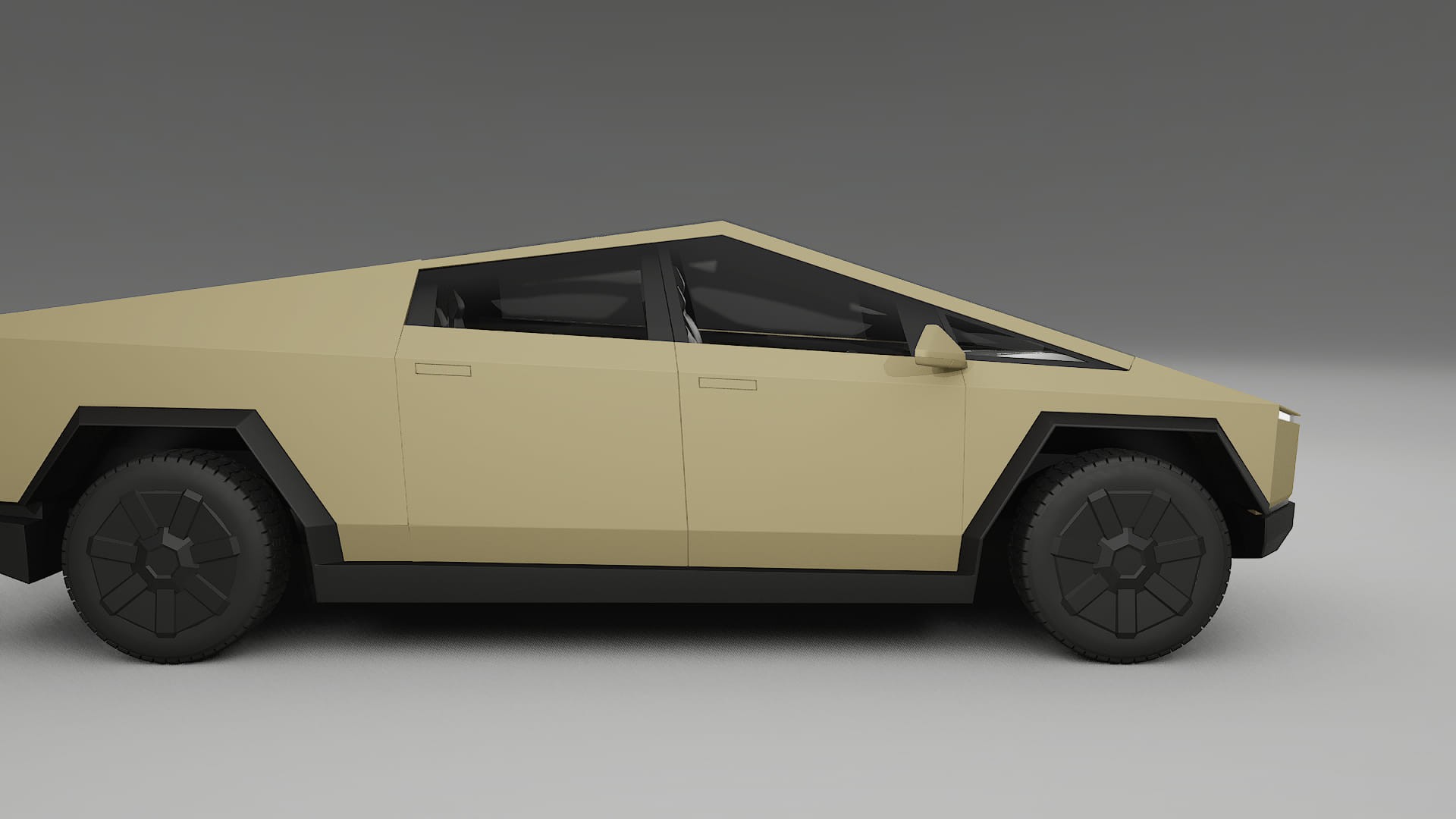 Tesla Cybertruck TPU Lackskyddsfilm | SAND Färgskiftande PPF – Komplett Förskuret Kit