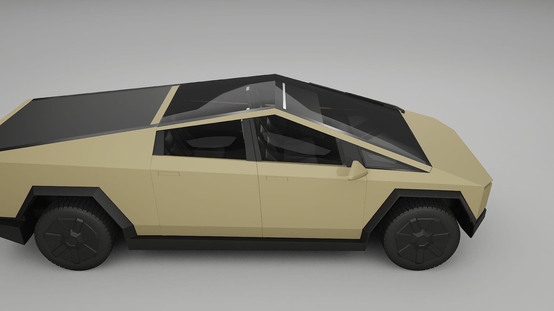 Tesla Cybertruck TPU Lackskyddsfilm | SAND Färgskiftande PPF – Komplett Förskuret Kit