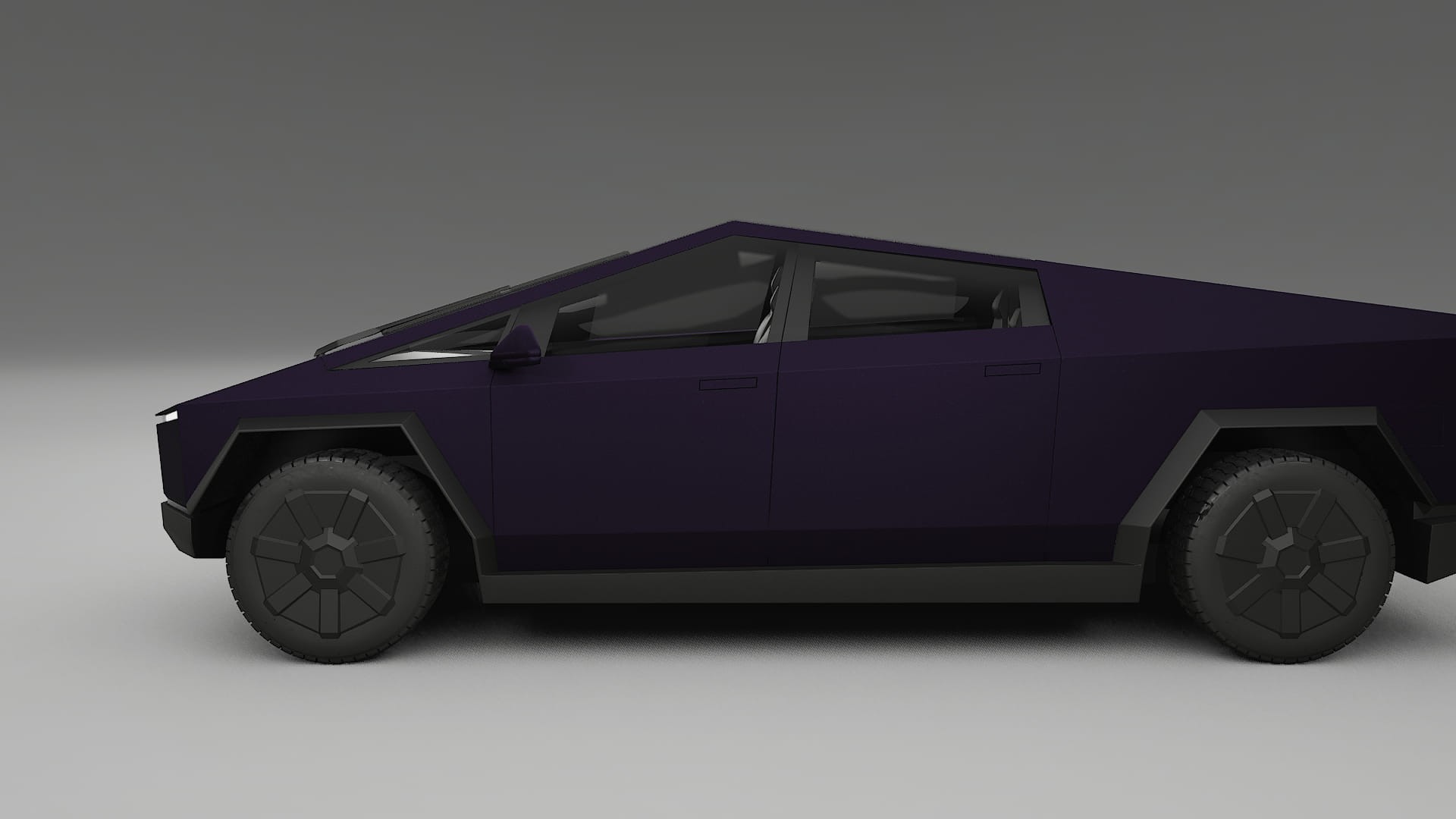 Tesla Cybertruck TPU Lackskyddsfilm | VIOLET Färgskiftande PPF – Komplett Förskuret Kit