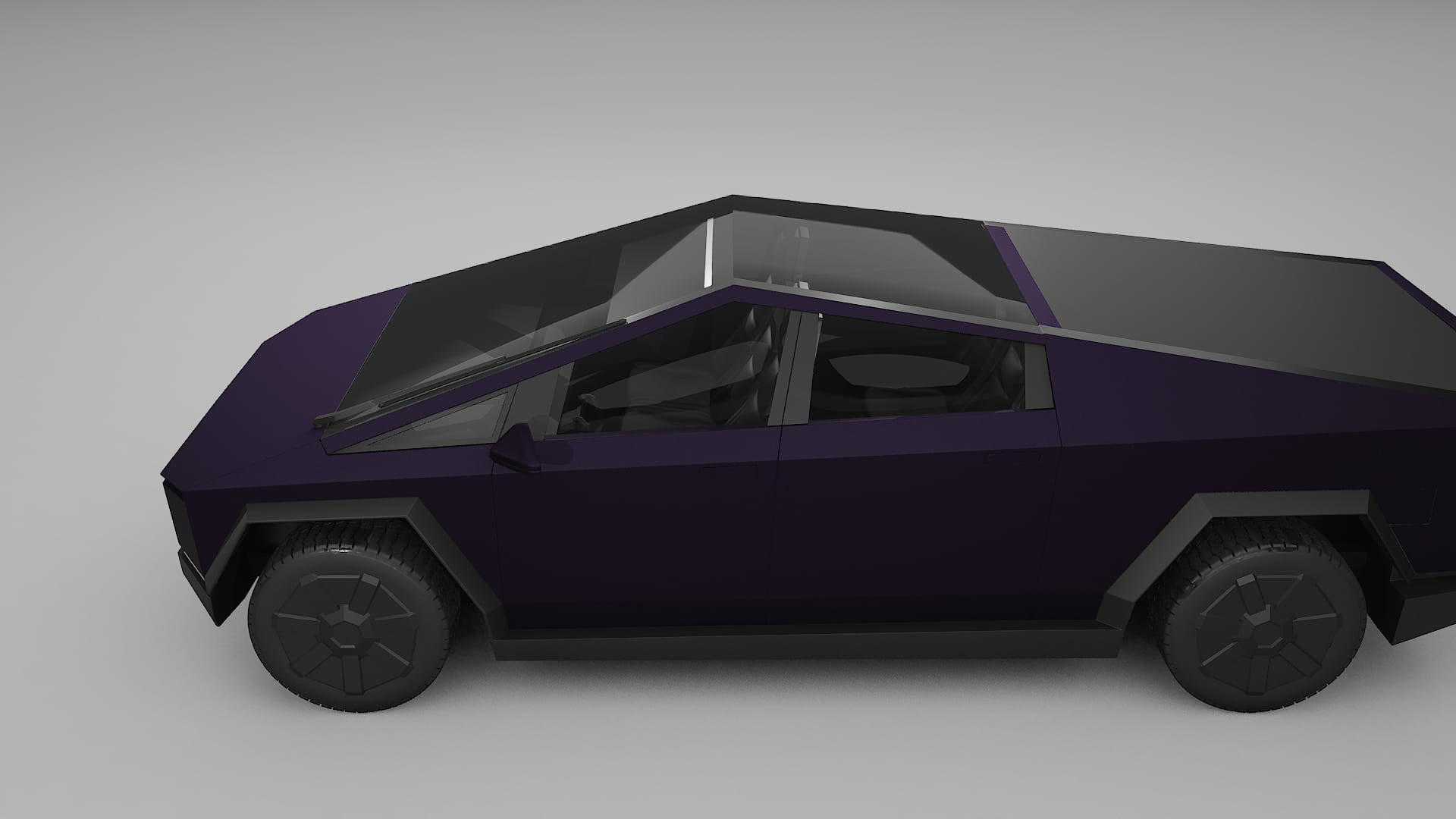 Tesla Cybertruck TPU Lackskyddsfilm | VIOLET Färgskiftande PPF – Komplett Förskuret Kit