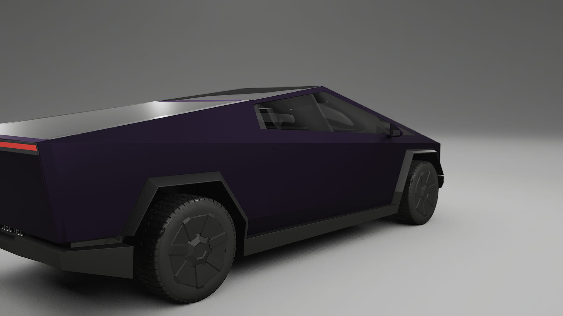 Tesla Cybertruck TPU Lackskyddsfilm | VIOLET Färgskiftande PPF – Komplett Förskuret Kit