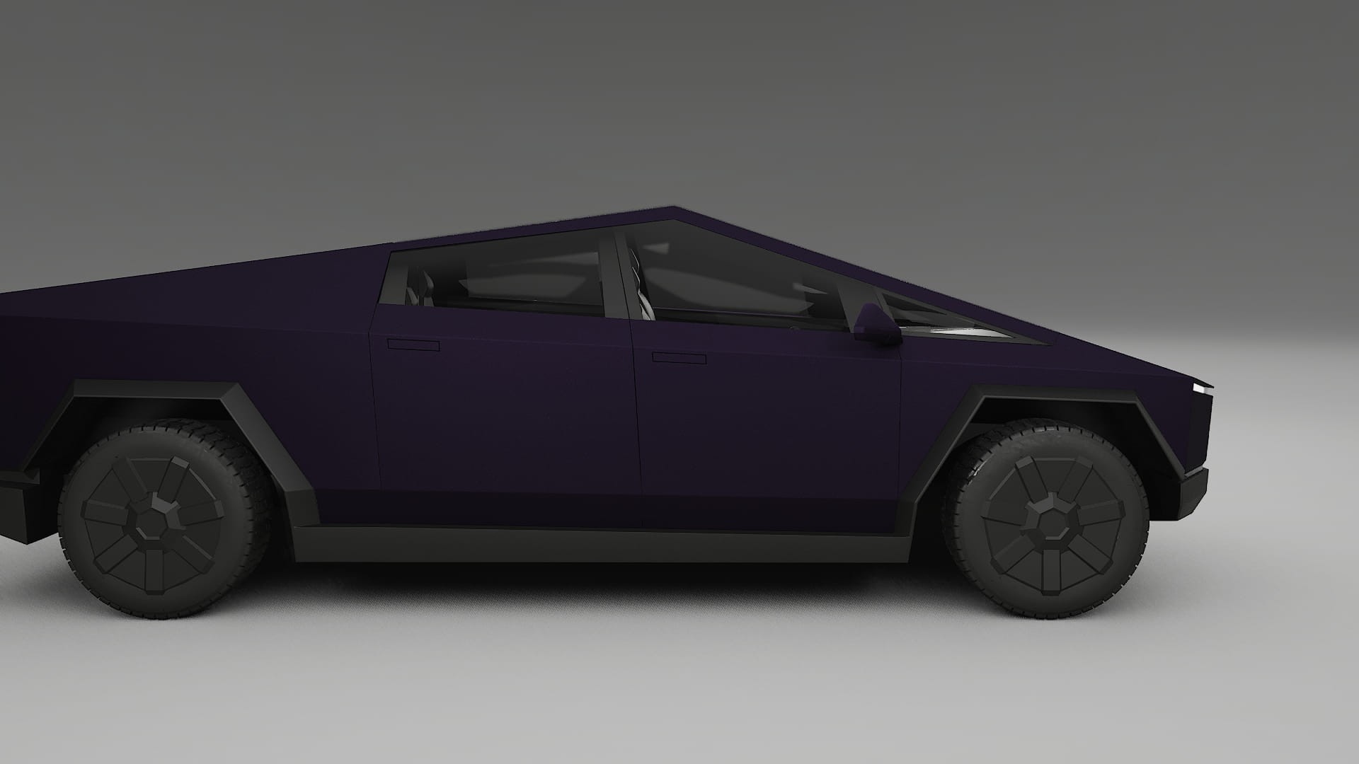 Tesla Cybertruck TPU Lackskyddsfilm | VIOLET Färgskiftande PPF – Komplett Förskuret Kit