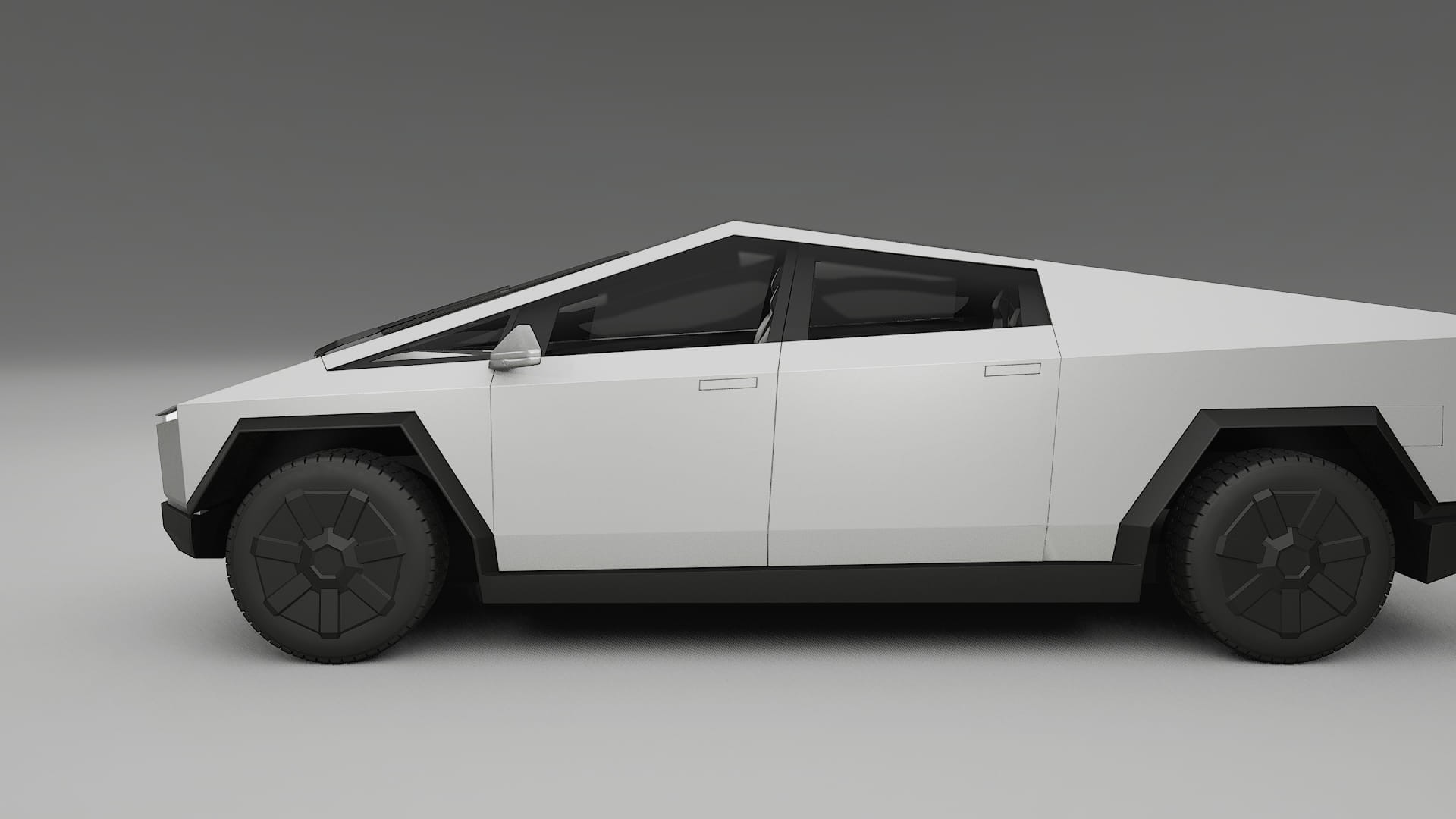 Tesla Cybertruck TPU Lackskyddsfilm | OPAL Färgskiftande PPF – Komplett Förskuret Kit