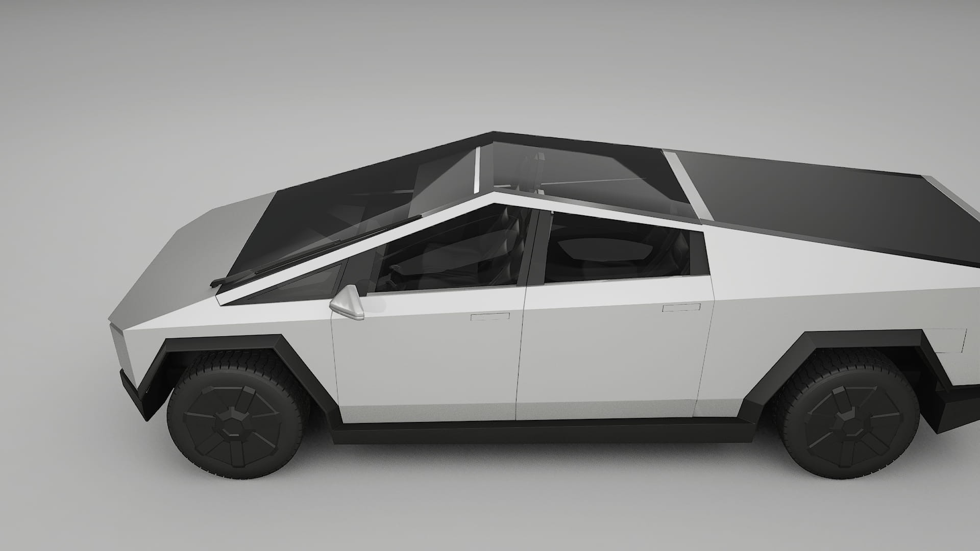 Tesla Cybertruck TPU Lackskyddsfilm | OPAL Färgskiftande PPF – Komplett Förskuret Kit