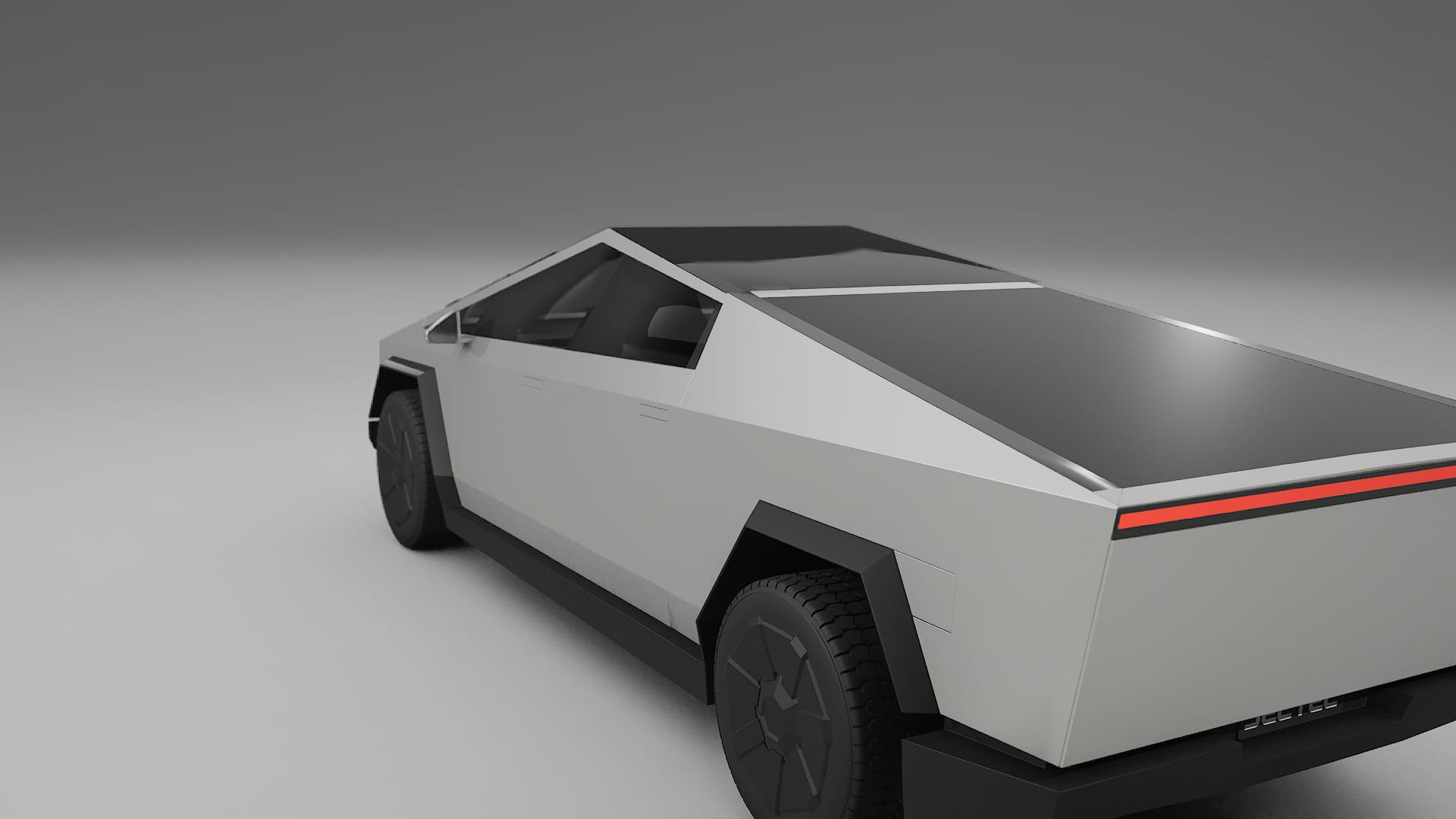 Tesla Cybertruck TPU Lackskyddsfilm | OPAL Färgskiftande PPF – Komplett Förskuret Kit