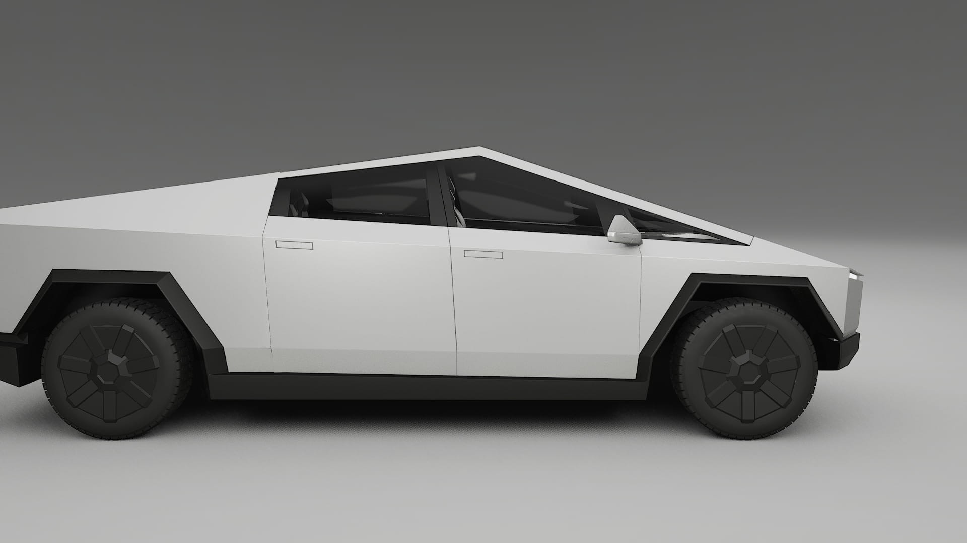 Tesla Cybertruck TPU Lackskyddsfilm | OPAL Färgskiftande PPF – Komplett Förskuret Kit