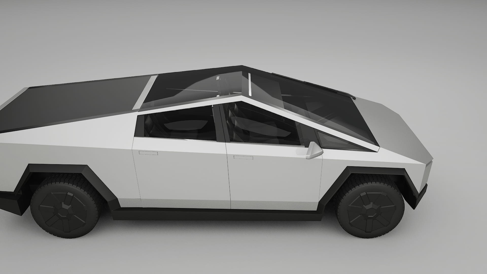 Tesla Cybertruck TPU Lackskyddsfilm | OPAL Färgskiftande PPF – Komplett Förskuret Kit