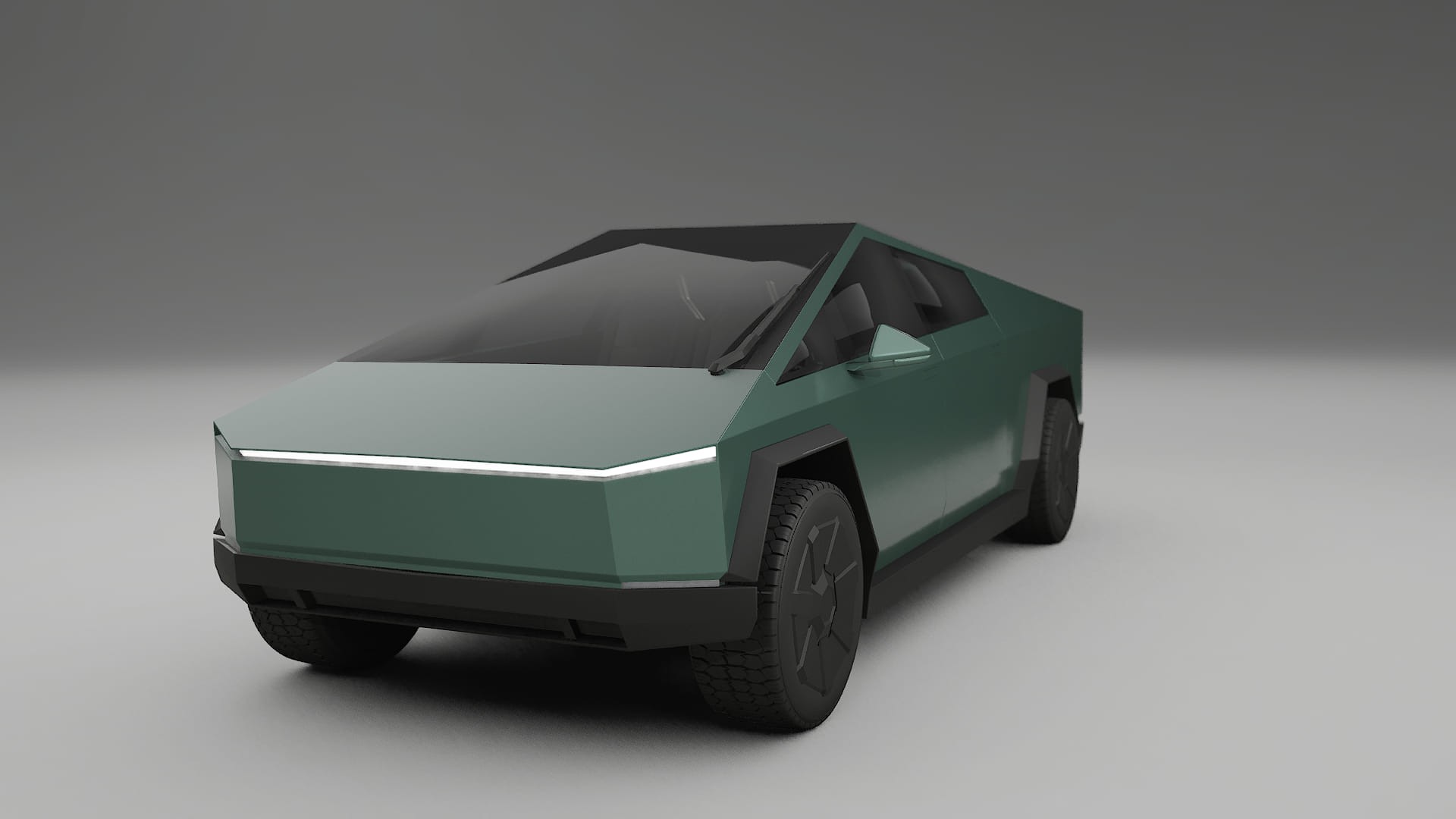 Tesla Cybertruck TPU Lackskyddsfilm | EVERGREEN Färgskiftande PPF – Komplett Förskuret Kit