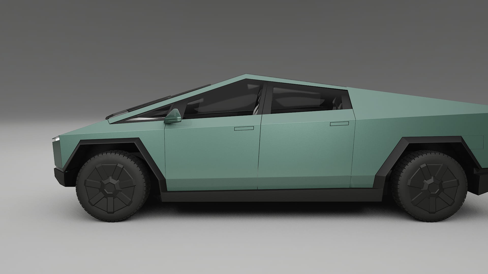 Tesla Cybertruck TPU Lackskyddsfilm | EVERGREEN Färgskiftande PPF – Komplett Förskuret Kit