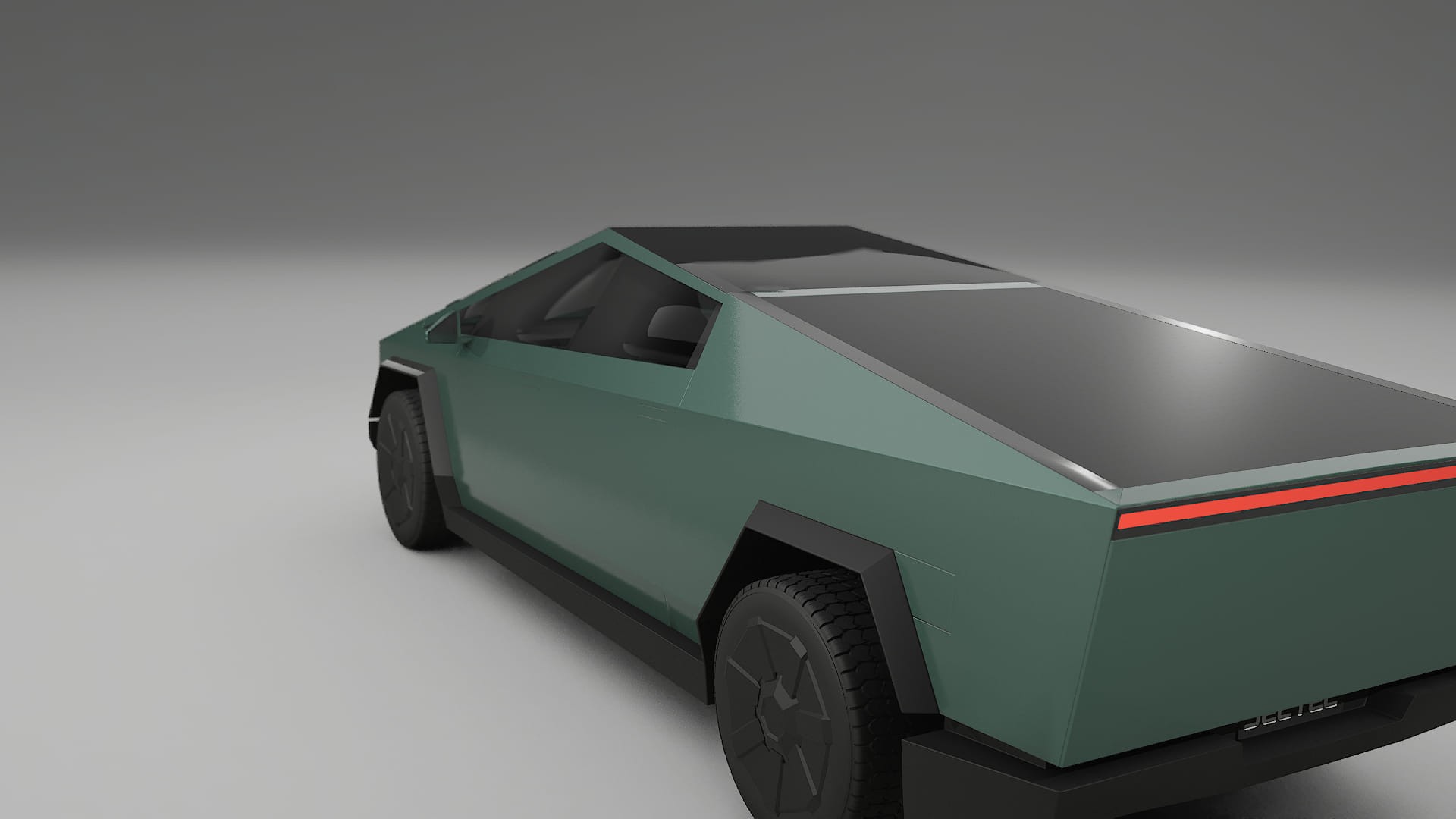 Tesla Cybertruck TPU Lackskyddsfilm | EVERGREEN Färgskiftande PPF – Komplett Förskuret Kit