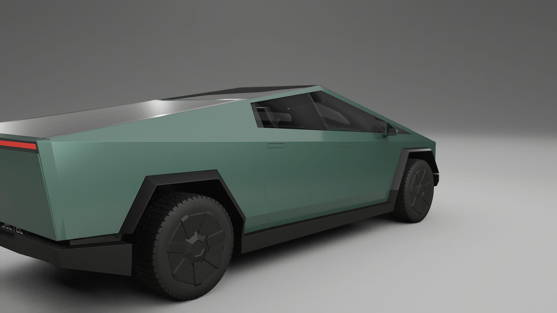 Tesla Cybertruck TPU Lackskyddsfilm | EVERGREEN Färgskiftande PPF – Komplett Förskuret Kit