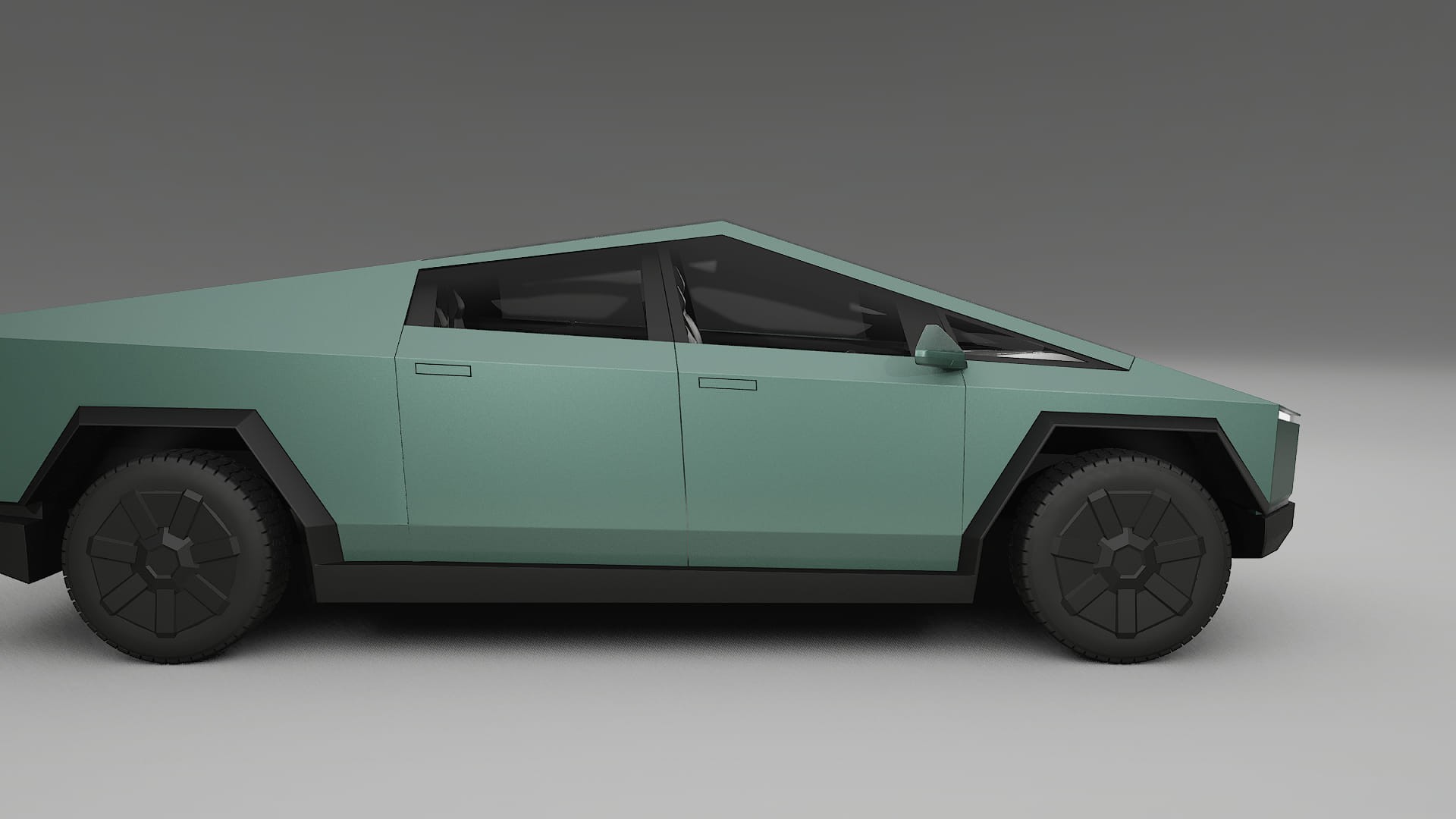 Tesla Cybertruck TPU Lackskyddsfilm | EVERGREEN Färgskiftande PPF – Komplett Förskuret Kit