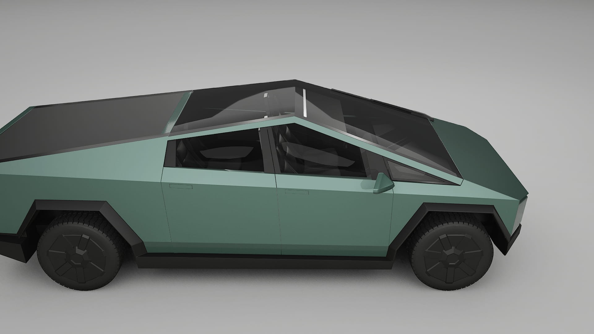 Tesla Cybertruck TPU Lackskyddsfilm | EVERGREEN Färgskiftande PPF – Komplett Förskuret Kit