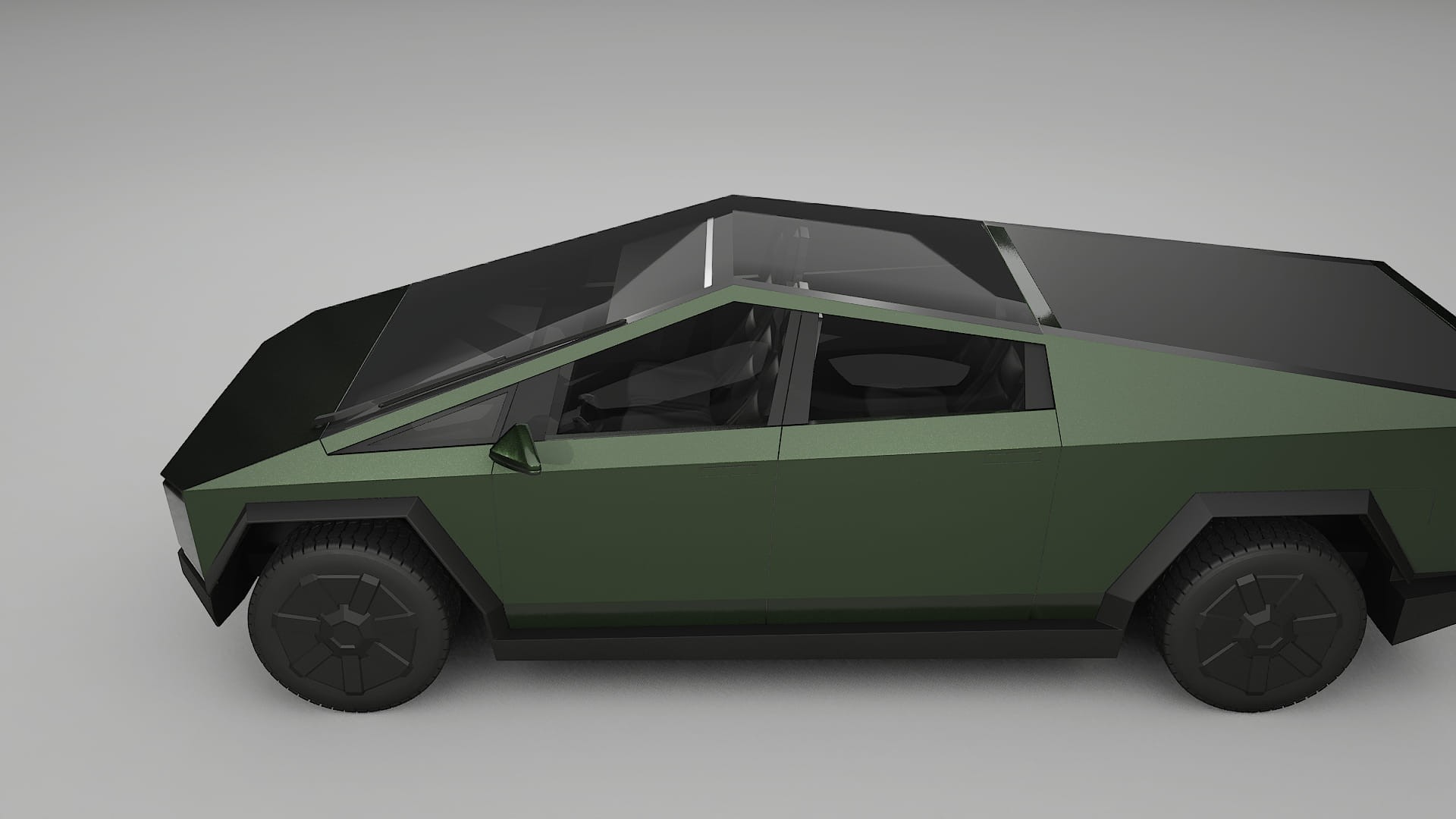 Tesla Cybertruck TPU Lackskyddsfilm | LAGOON Färgskiftande PPF – Komplett Förskuret Kit