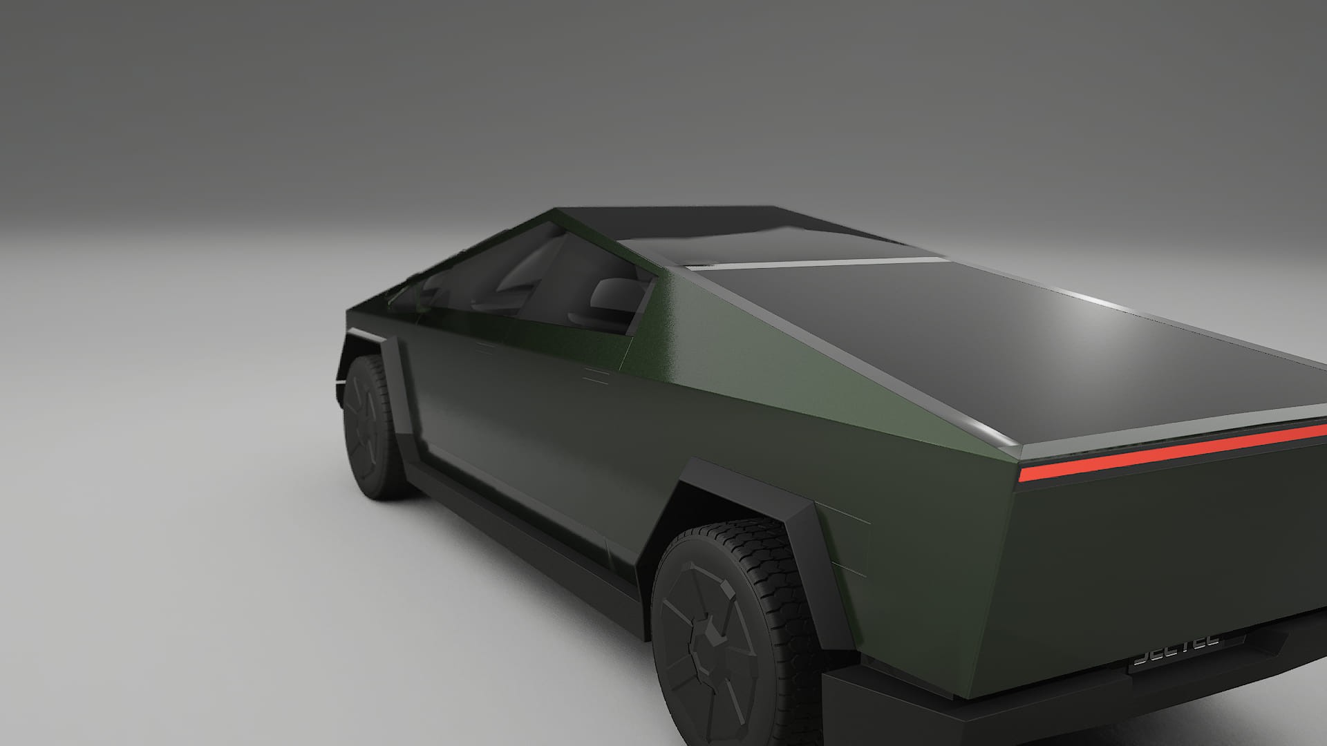 Tesla Cybertruck TPU Lackskyddsfilm | LAGOON Färgskiftande PPF – Komplett Förskuret Kit