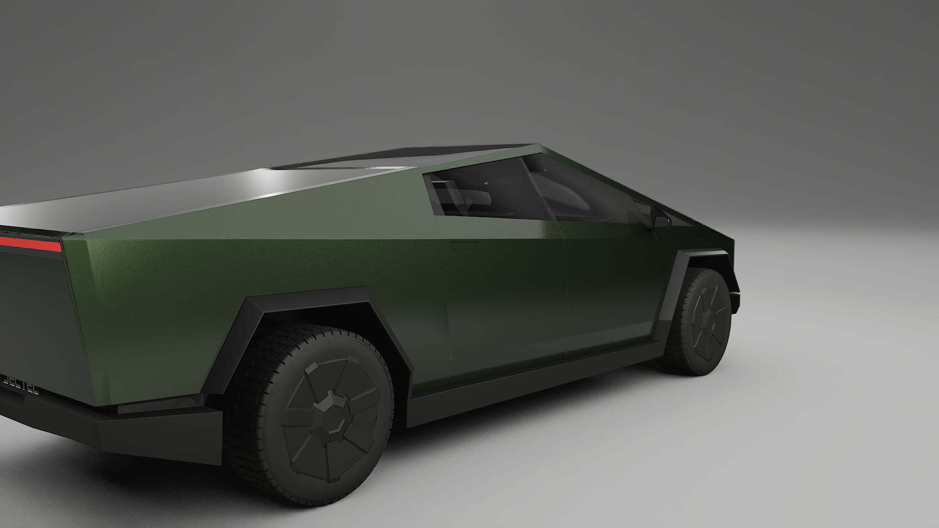 Tesla Cybertruck TPU Lackskyddsfilm | LAGOON Färgskiftande PPF – Komplett Förskuret Kit