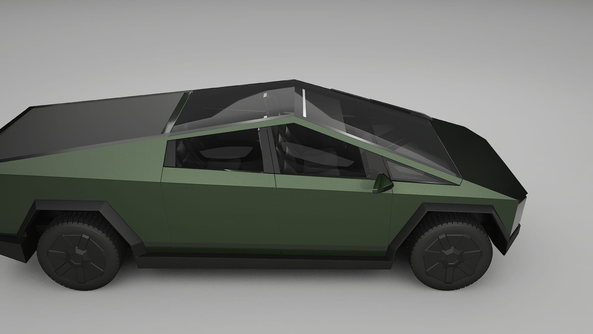 Tesla Cybertruck TPU Lackskyddsfilm | LAGOON Färgskiftande PPF – Komplett Förskuret Kit