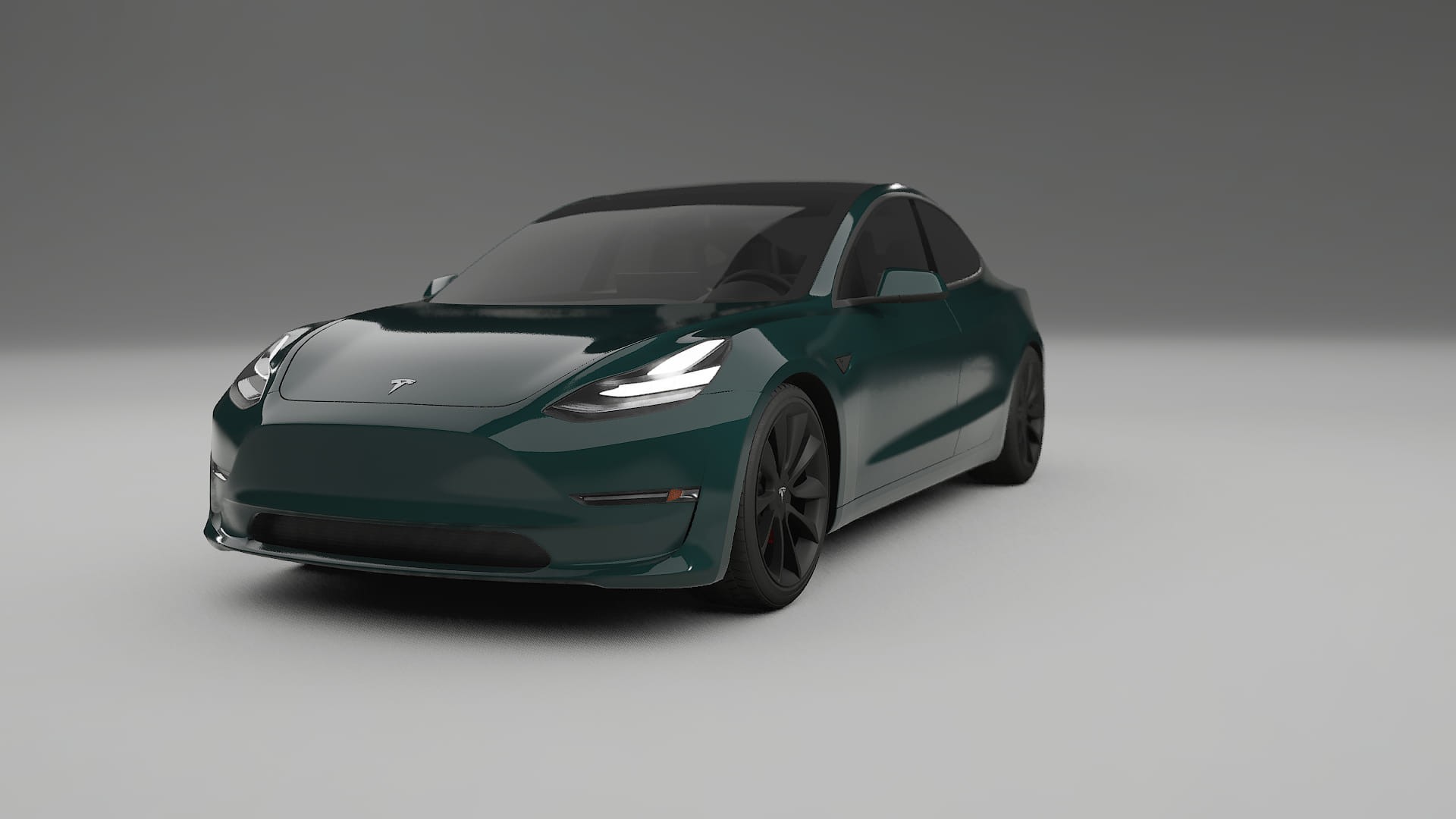 Tesla Model3 TPU Lackskyddsfilm | INFERNO Färgskiftande PPF – Komplett Förskuret Kit