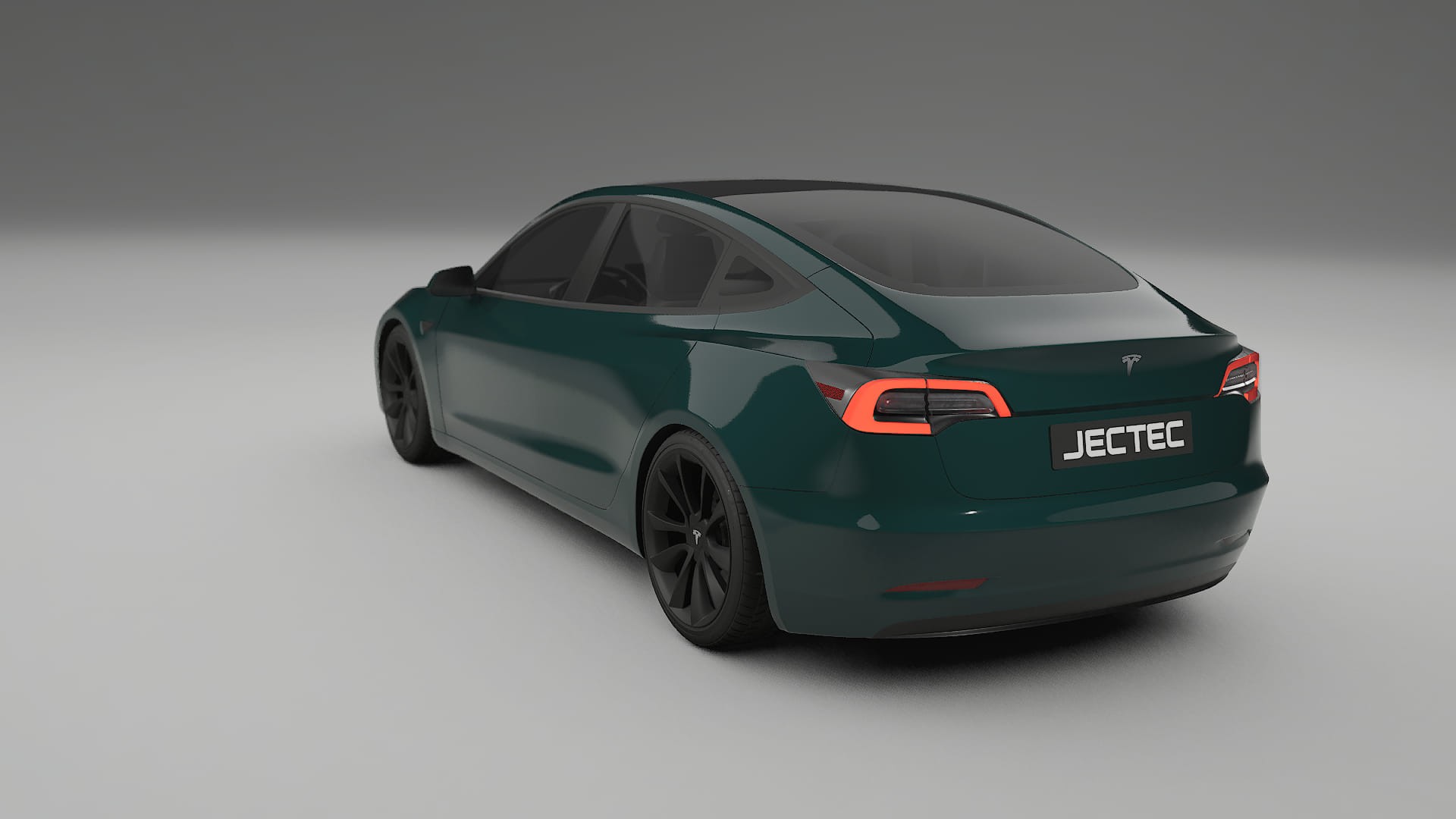 Tesla Model3 TPU Lackskyddsfilm | INFERNO Färgskiftande PPF – Komplett Förskuret Kit