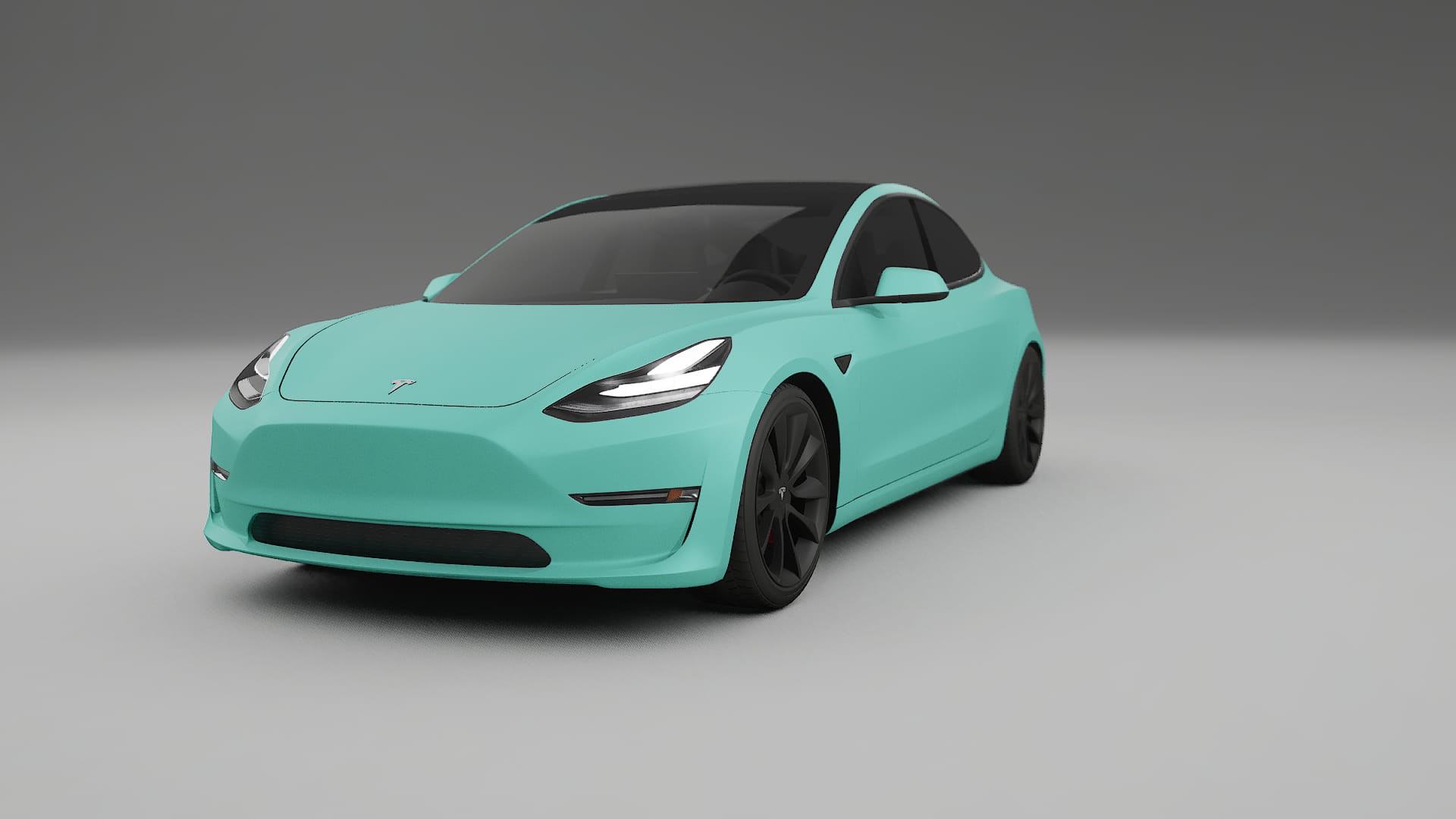 Tesla Model3 TPU Lackskyddsfilm | FROST Färgskiftande PPF – Komplett Förskuret Kit