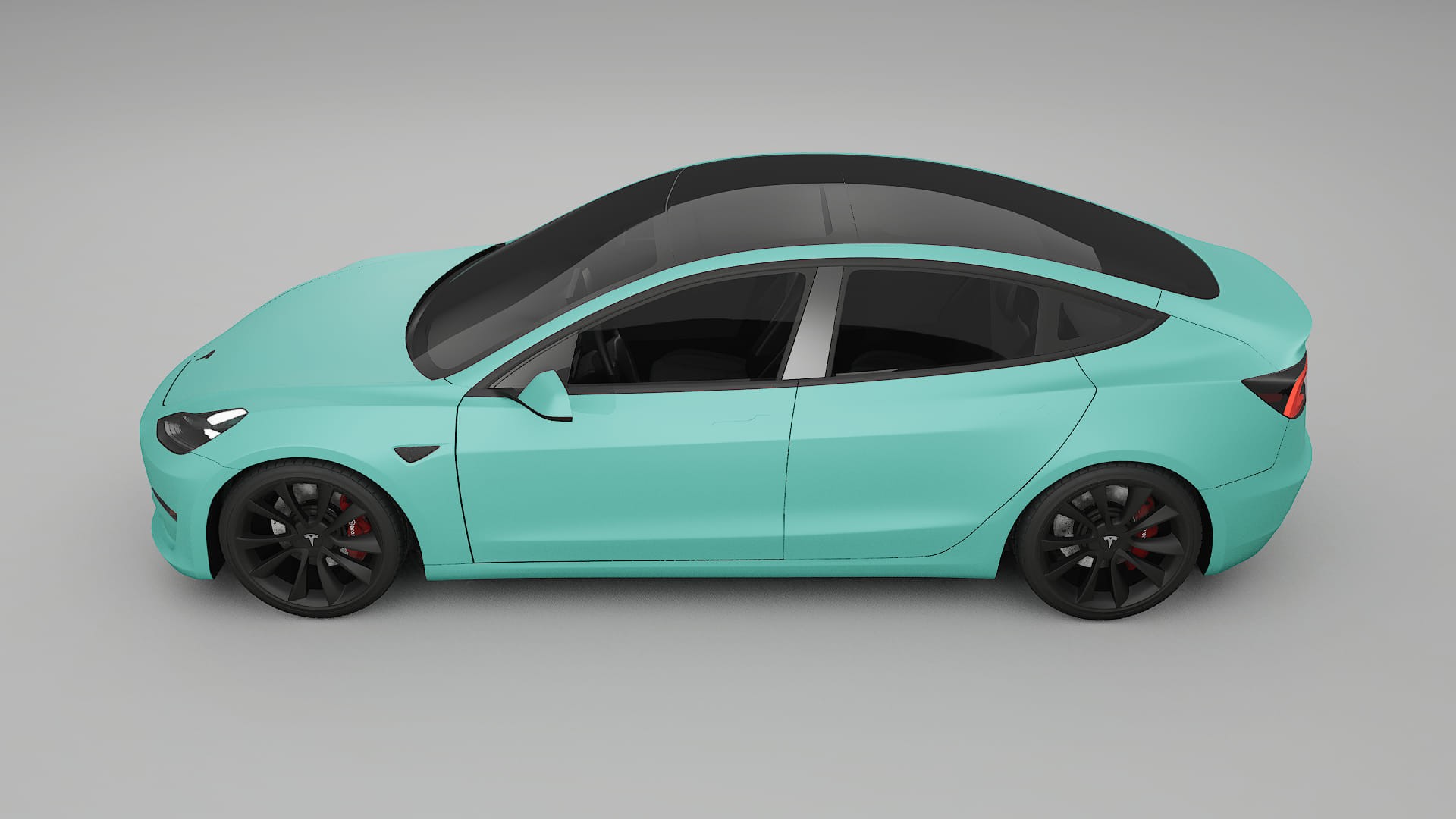 Tesla Model3 TPU Lackskyddsfilm | FROST Färgskiftande PPF – Komplett Förskuret Kit