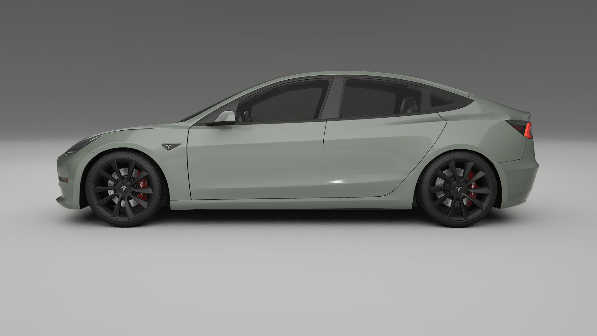 Tesla Model3 TPU Lackskyddsfilm | SLATE Färgskiftande PPF – Komplett Förskuret Kit