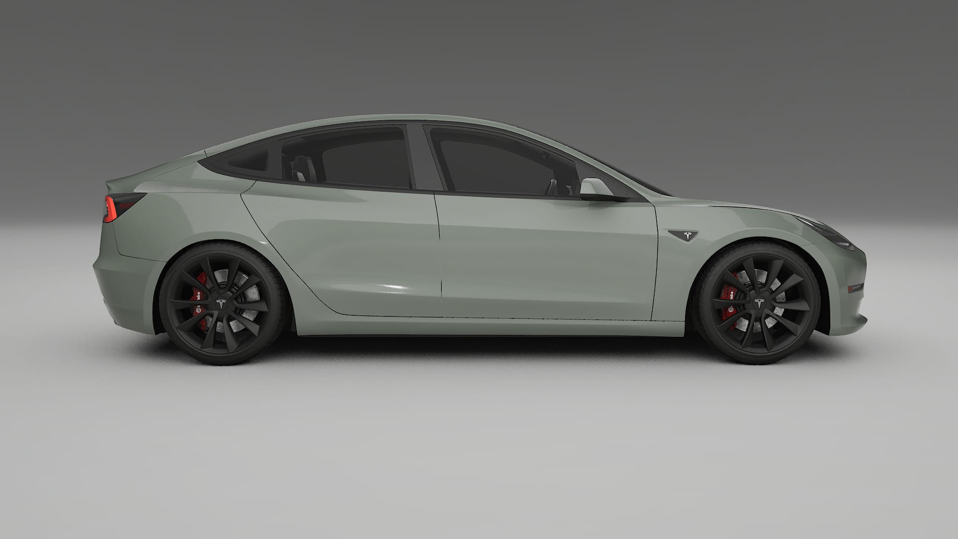 Tesla Model3 TPU Lackskyddsfilm | SLATE Färgskiftande PPF – Komplett Förskuret Kit