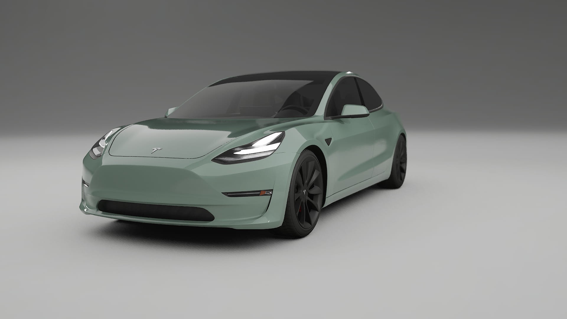 Tesla Model3 TPU Lackskyddsfilm | CINDER Färgskiftande PPF – Komplett Förskuret Kit