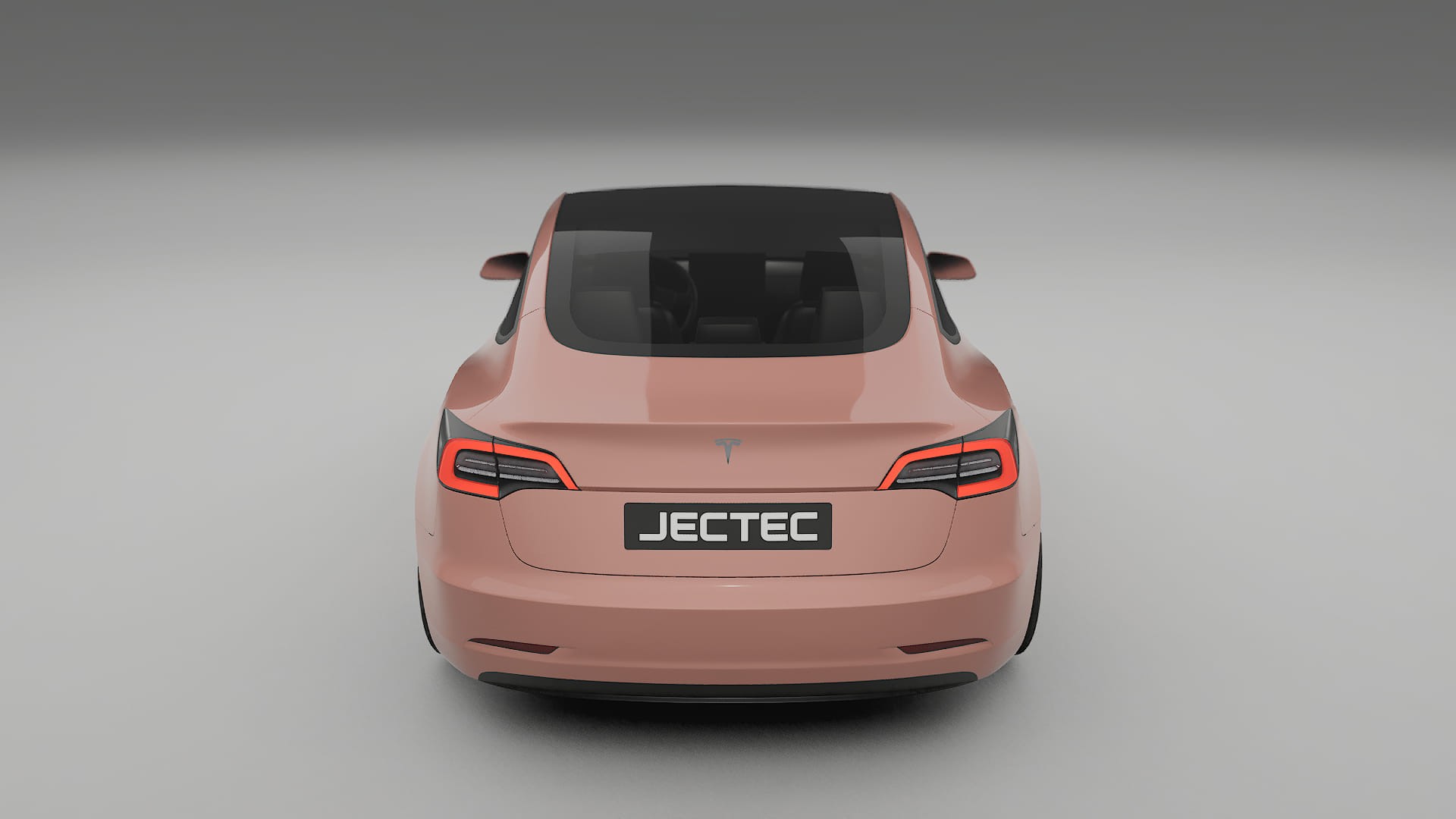 Tesla Model3 TPU Lackskyddsfilm | BLUSH Färgskiftande PPF – Komplett Förskuret Kit