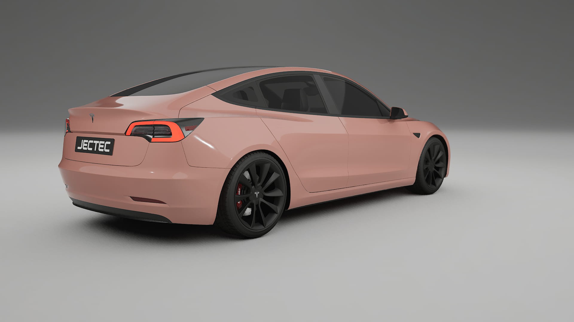 Tesla Model3 TPU Lackskyddsfilm | BLUSH Färgskiftande PPF – Komplett Förskuret Kit