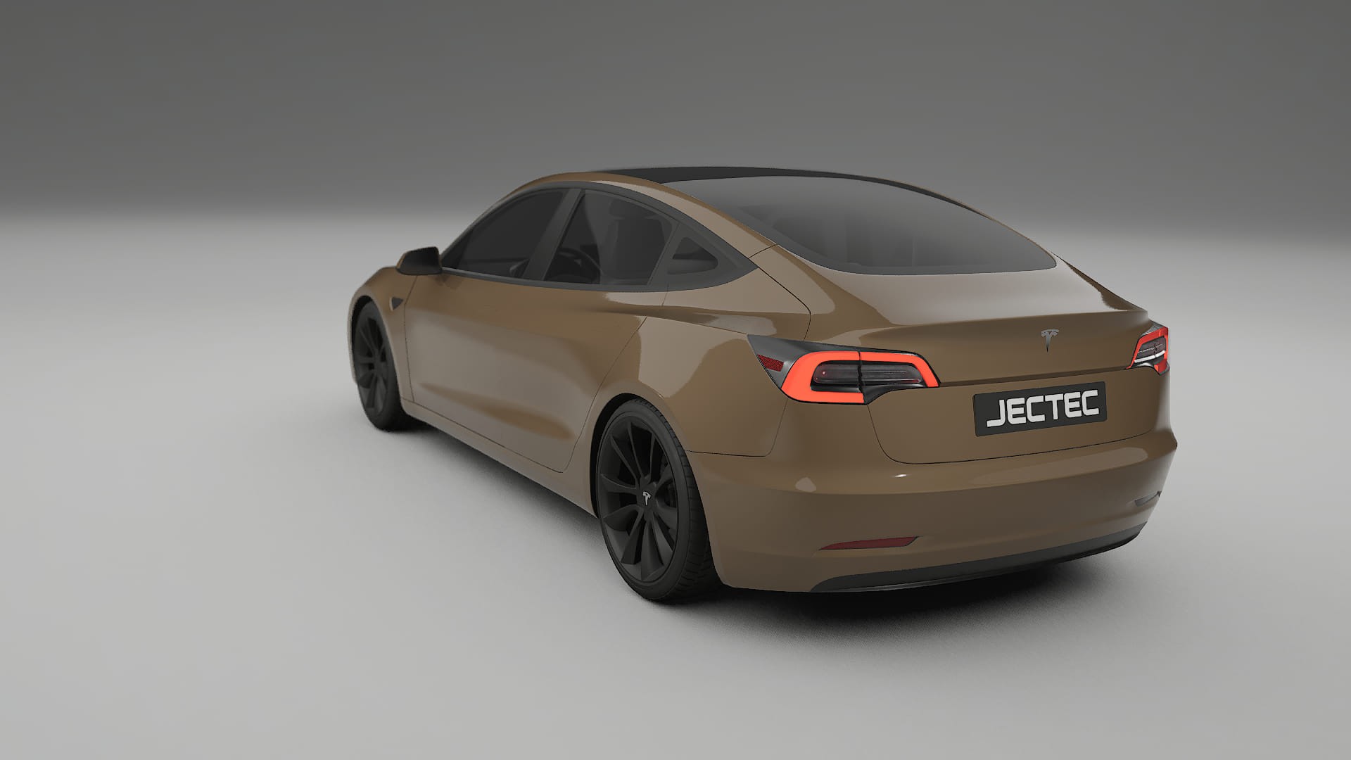 Tesla Model3 TPU Lackskyddsfilm | SAHARA Färgskiftande PPF – Komplett Förskuret Kit