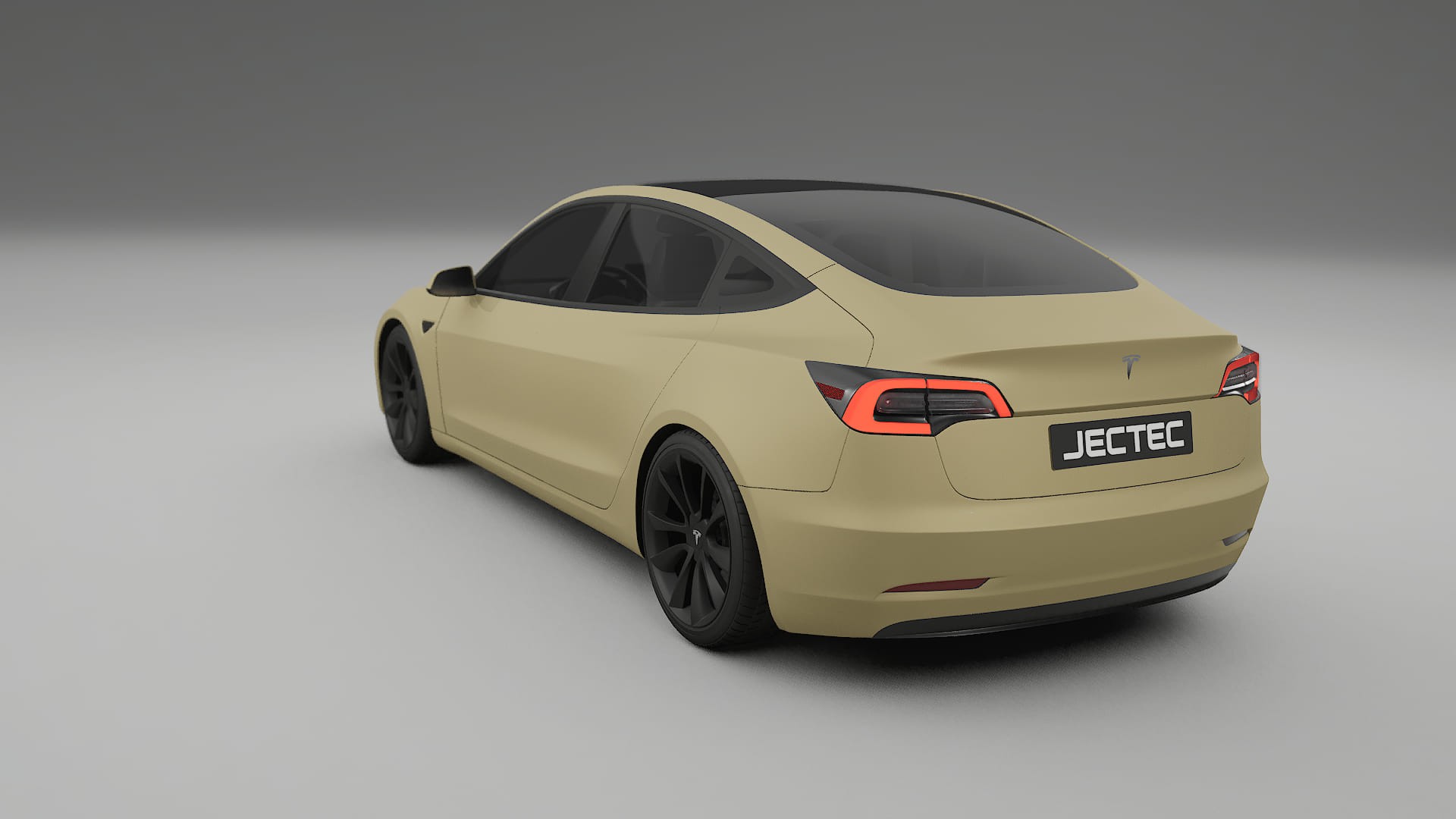 Tesla Model3 TPU Lackskyddsfilm | SAND Färgskiftande PPF – Komplett Förskuret Kit