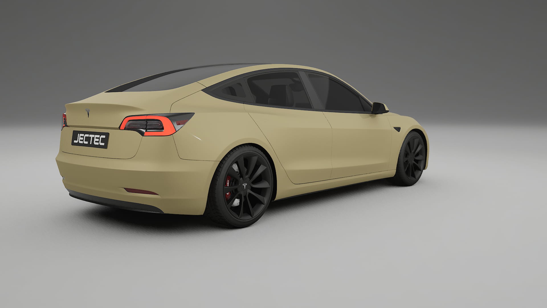 Tesla Model3 TPU Lackskyddsfilm | SAND Färgskiftande PPF – Komplett Förskuret Kit