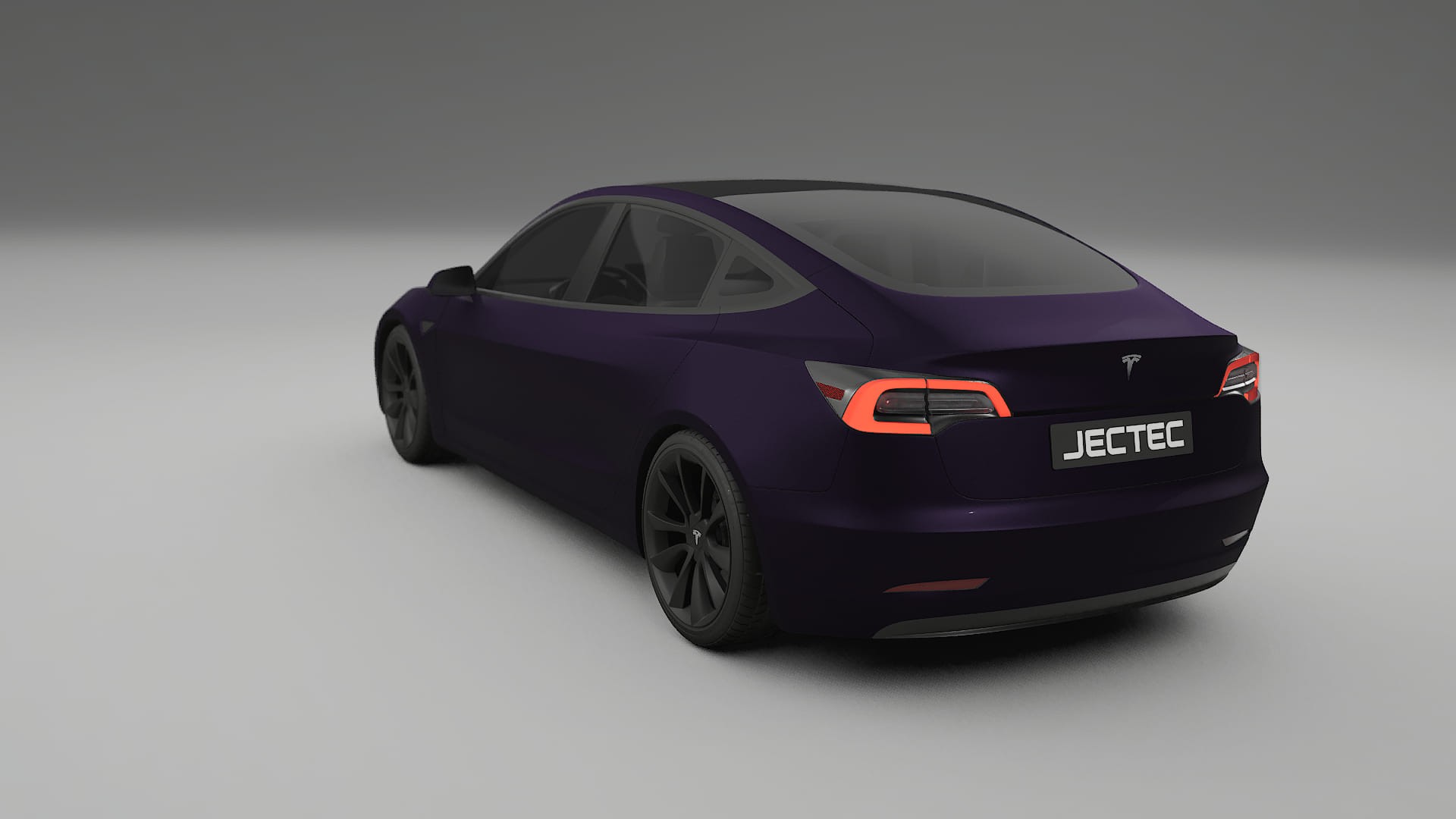 Tesla Model3 TPU Lackskyddsfilm | VIOLET Färgskiftande PPF – Komplett Förskuret Kit